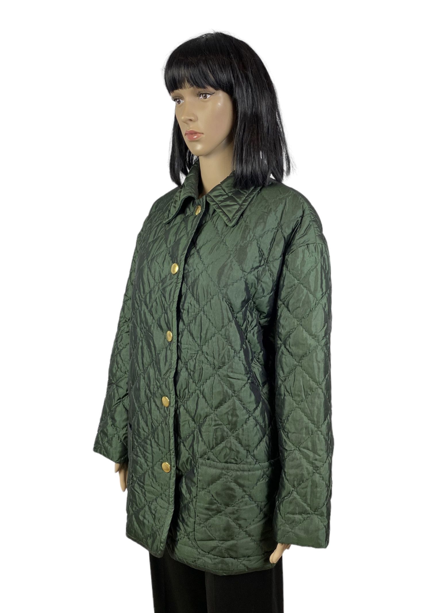 Designer × Vintage Laurel Vintage Quilted Silk Jacket size 34 Size XS / US 0-2 / IT 36-38 - 3 Thumbnail