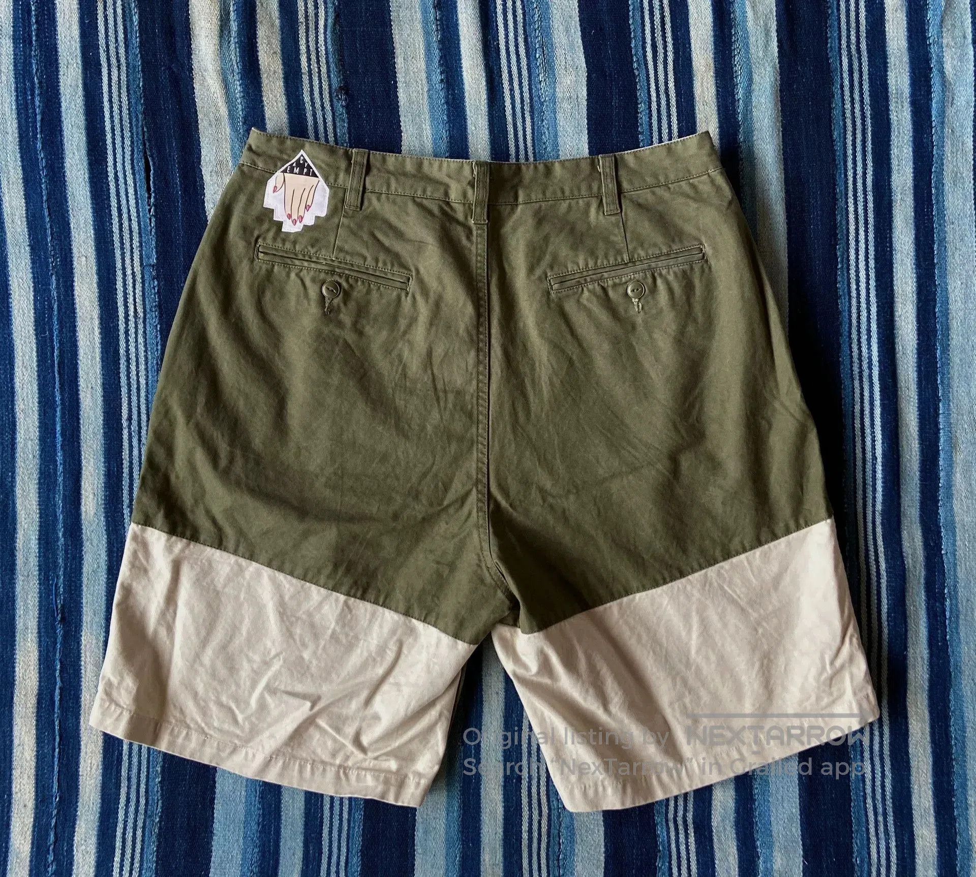 Cav Empt Cavempt C.E Split Colour Chino Shorts. Size US 30 / EU 46 - 2 Thumbnail