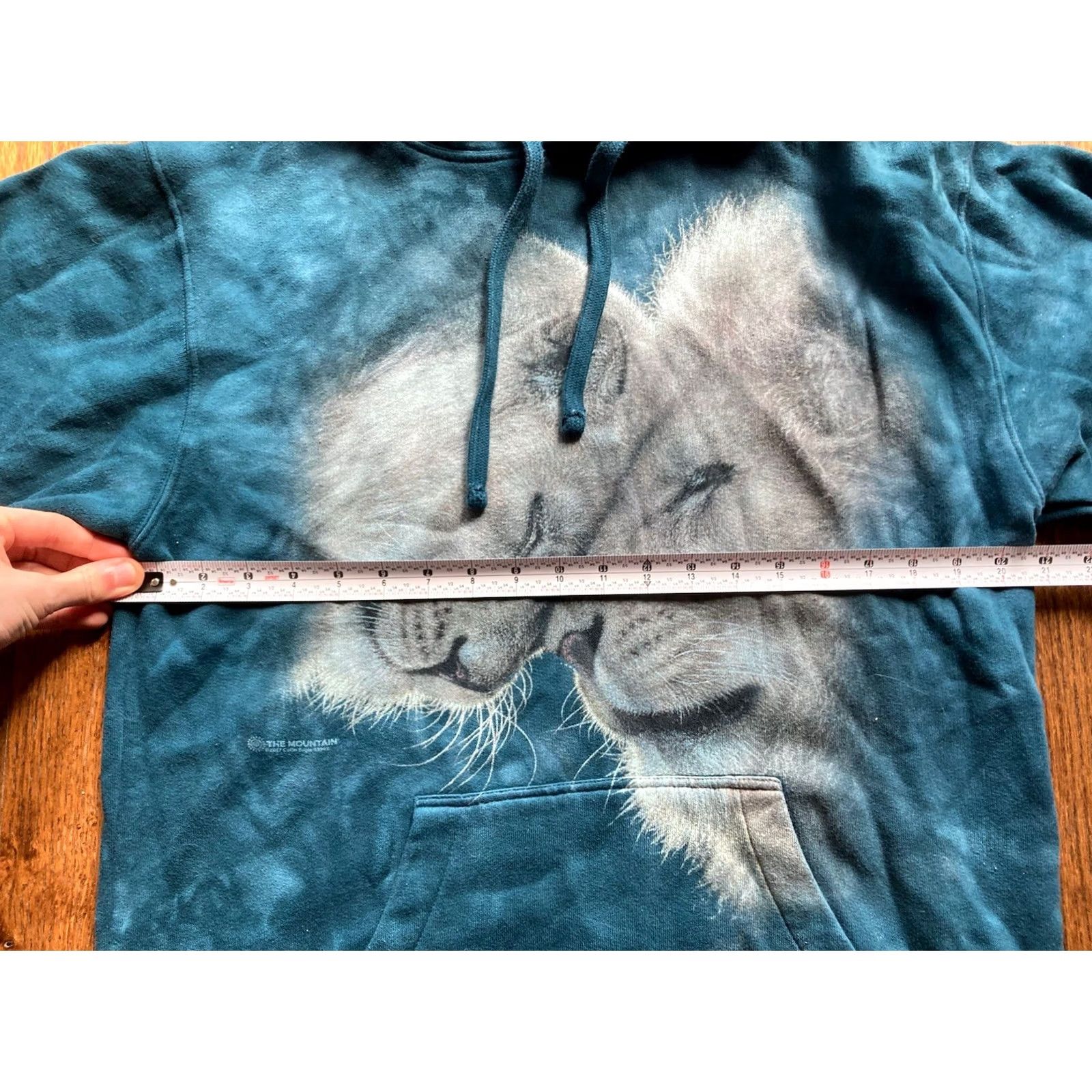 The Mountain The Mountain Hoodie Size Small Blue Tie Dye Sweatshirt Nature Animals Men Size US S / EU 44-46 / 1 - 5 Thumbnail