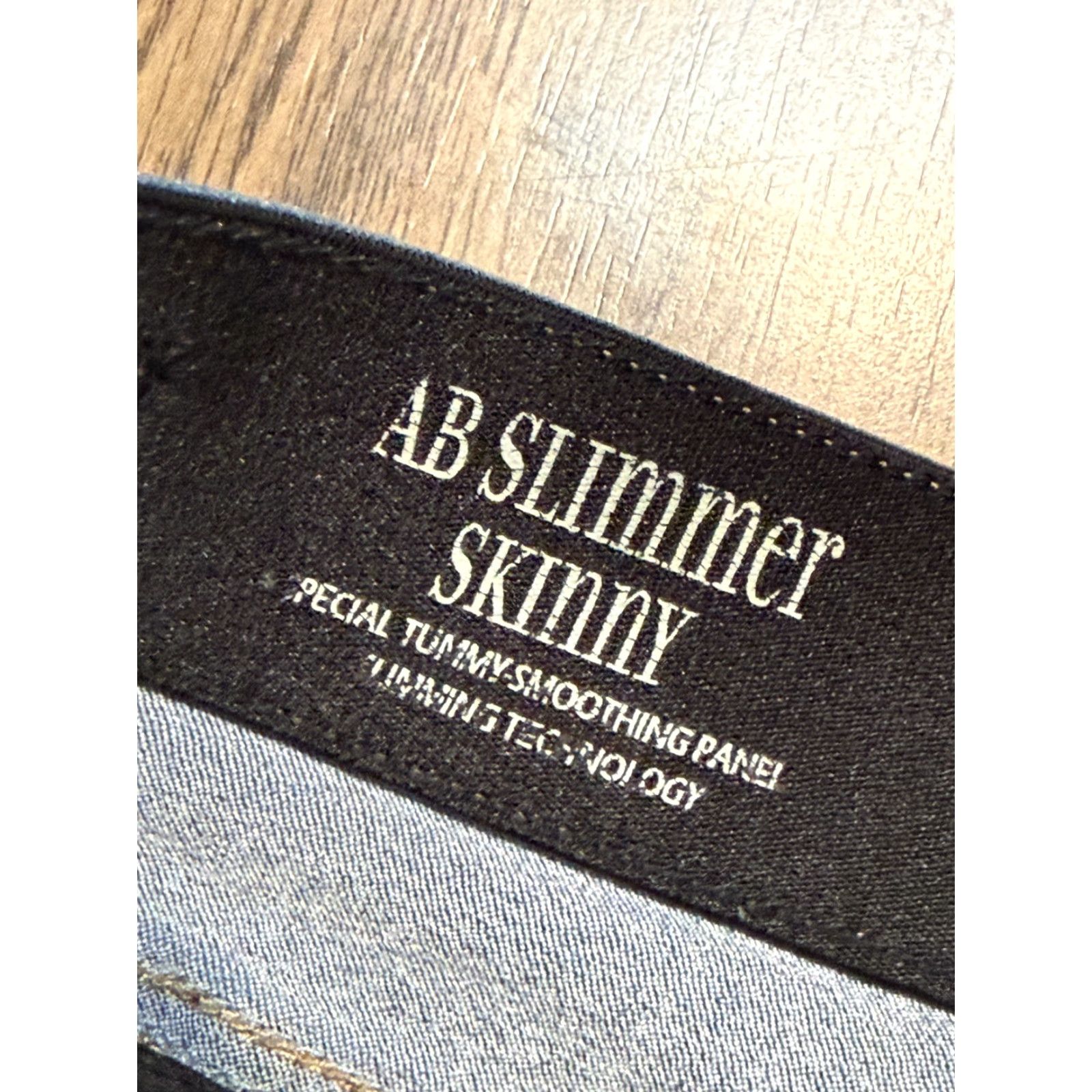 Vintage Soundstyle Jeans Women’s 10 Blue Denim AB Slimmer Skinny Jeans Jeans Soundstyle AB Slimmer 5-Pocket Womens Regular Inseam 28.5 in Size 32" / US 10 / IT 46 - 4 Thumbnail