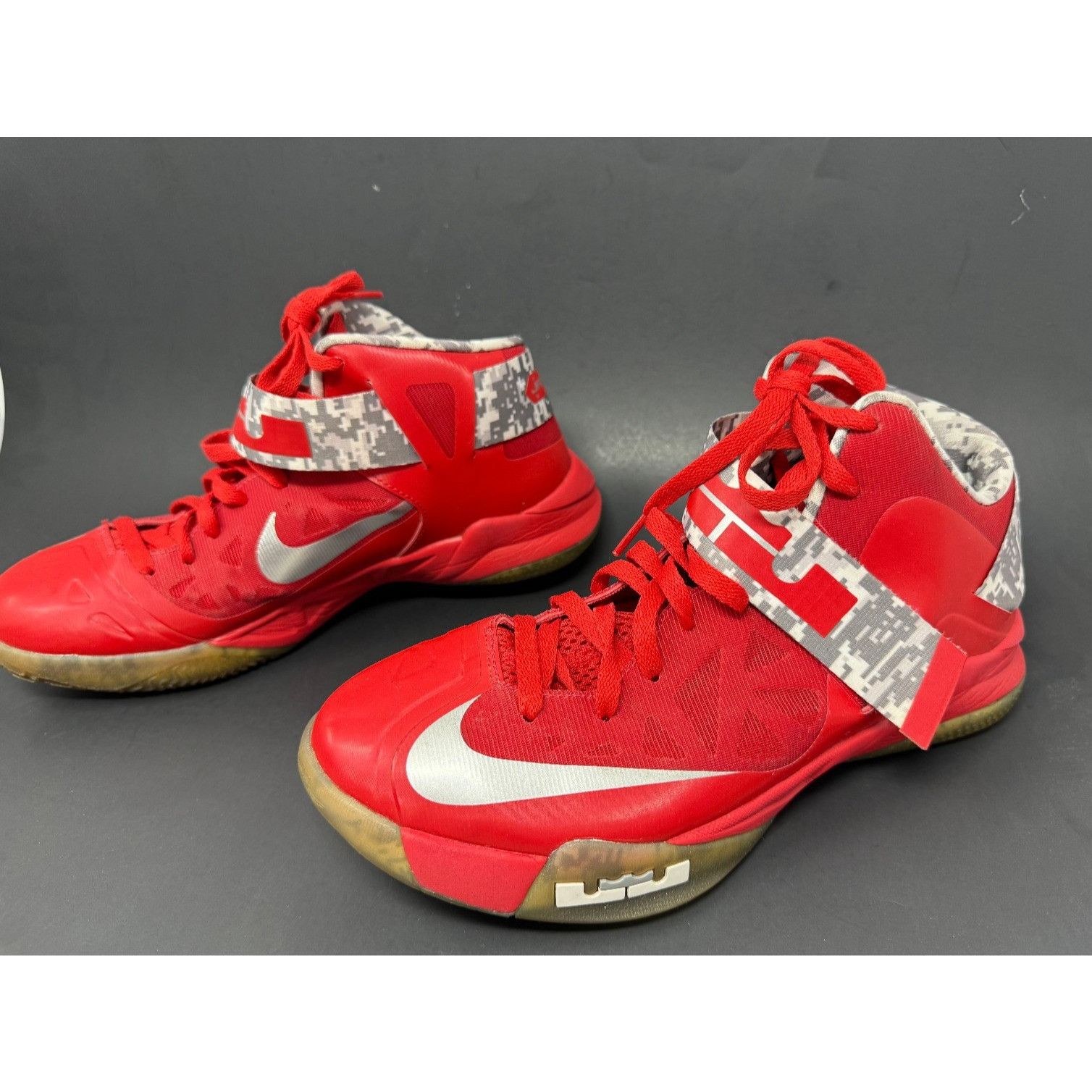 Nike Nike Lebron Zoom Soldier 6 VI Ohio State Mens 10 Sneakers Size US 10 / EU 43 - 5 Thumbnail