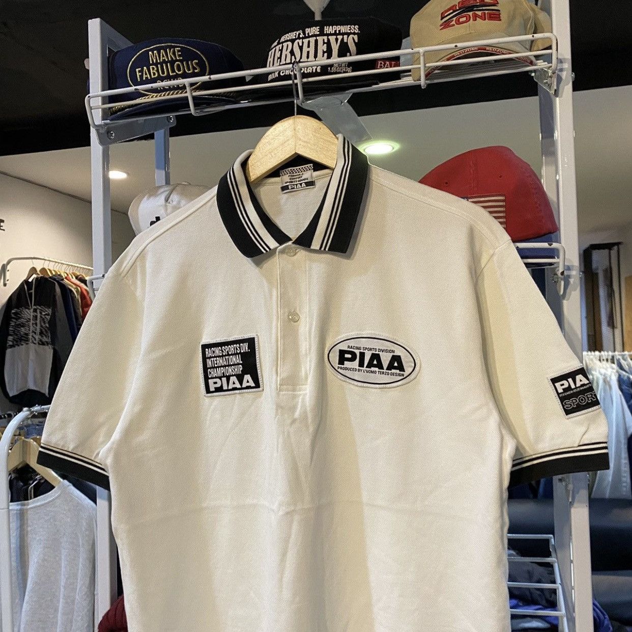Sports Specialties Vintage PIAA F1 Grand Prix Racing Team Polo Shirt Size US L / EU 52-54 / 3 - 3 Thumbnail