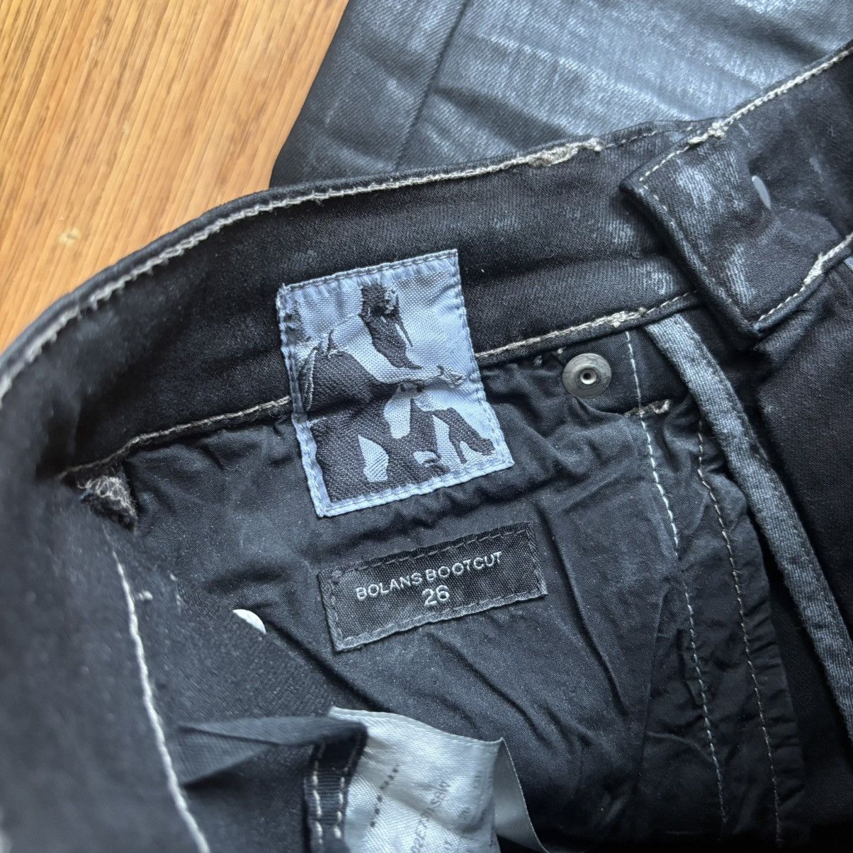 Rick Owens BOLAN BOOTCUT JEANS Size US 26 / EU 42 - 5 Thumbnail