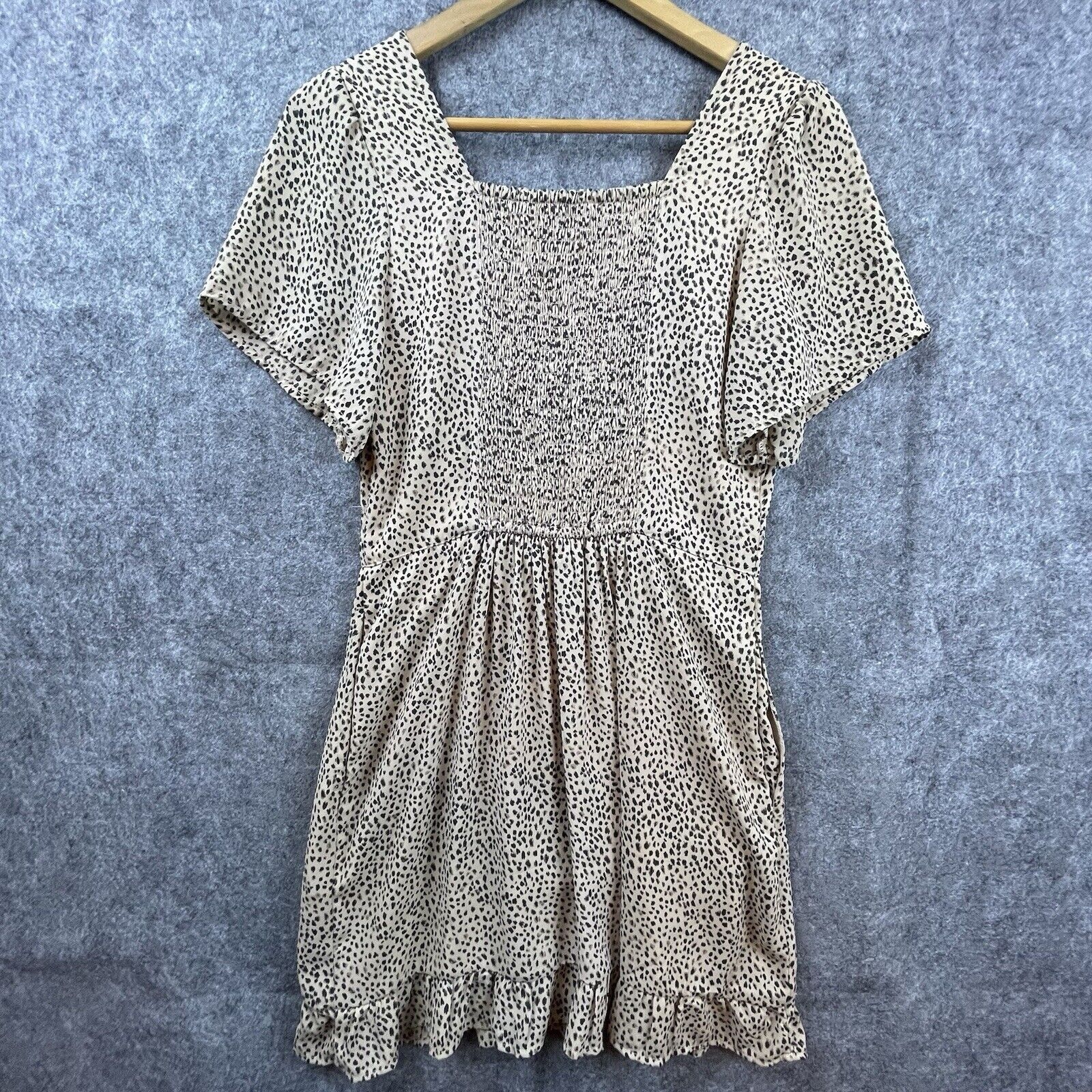 Abercrombie & Fitch Vtg Abercrombie & Fitch Dress Small Babydoll Shirred 90s Y2K Size S / US 4 / IT 40 - 2 Thumbnail