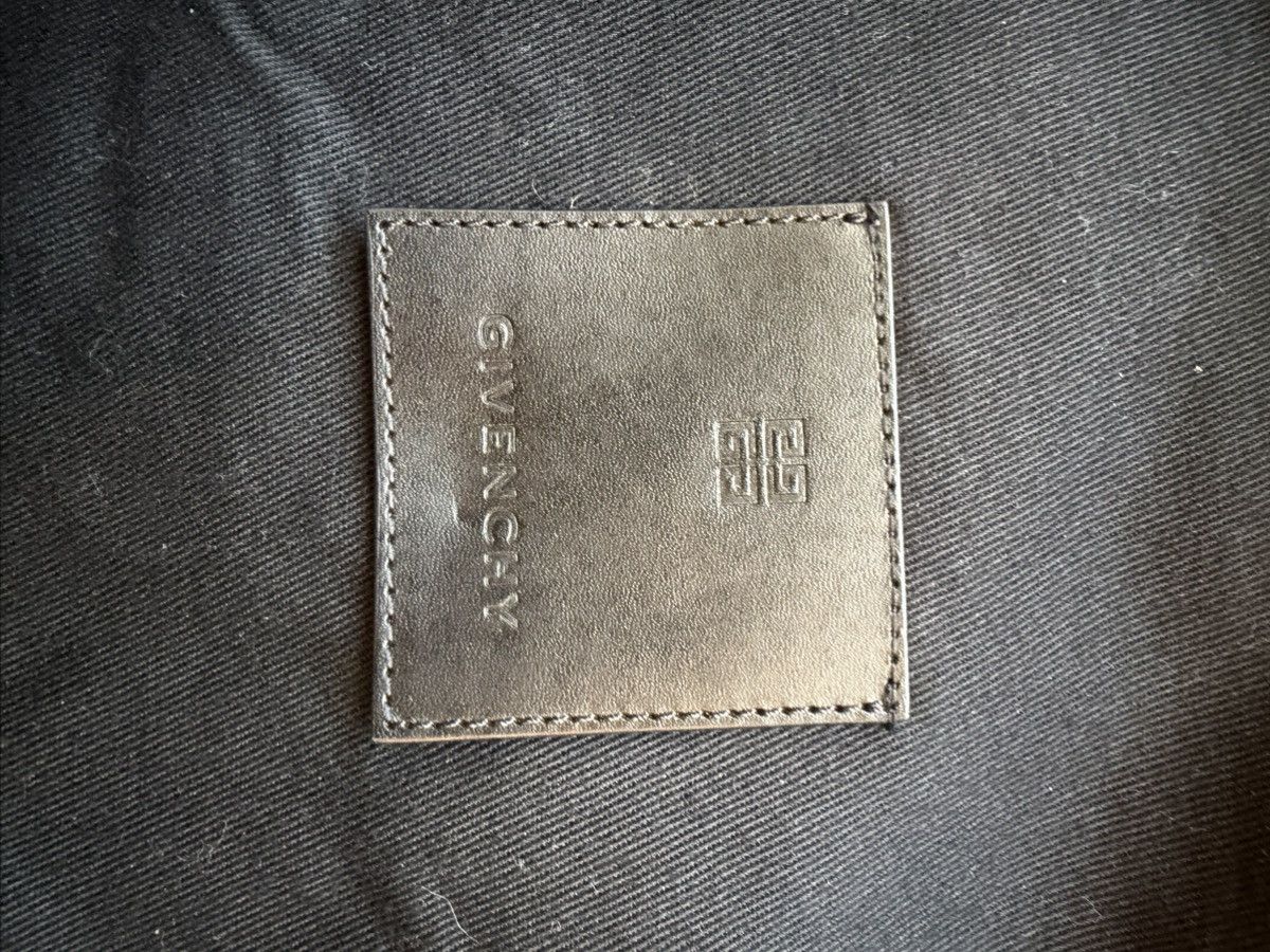 Givenchy Givenchy Cracked Wax Zip Denim Jacket 4g Rivet Black Sz L Size US L / EU 52-54 / 3 - 7 Thumbnail