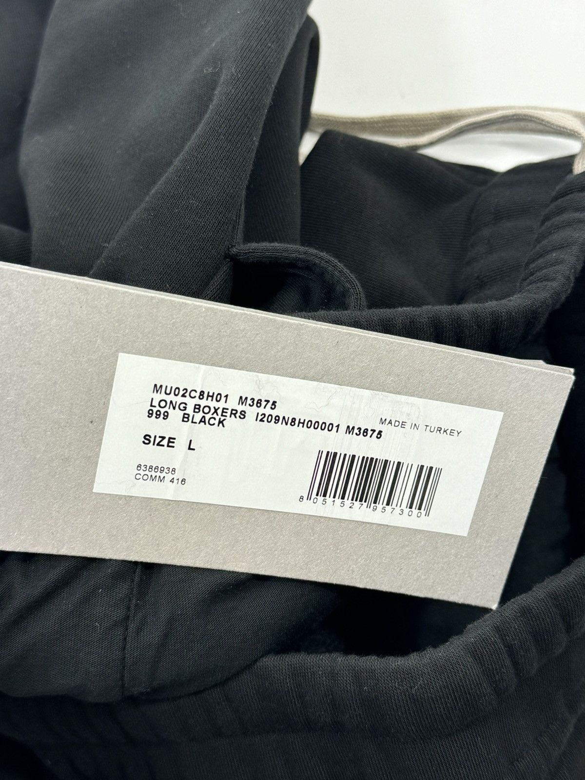 Moncler × Rick Owens LOGO LONG BOXER SHORTS Size US 34 / EU 50 - 14 Thumbnail