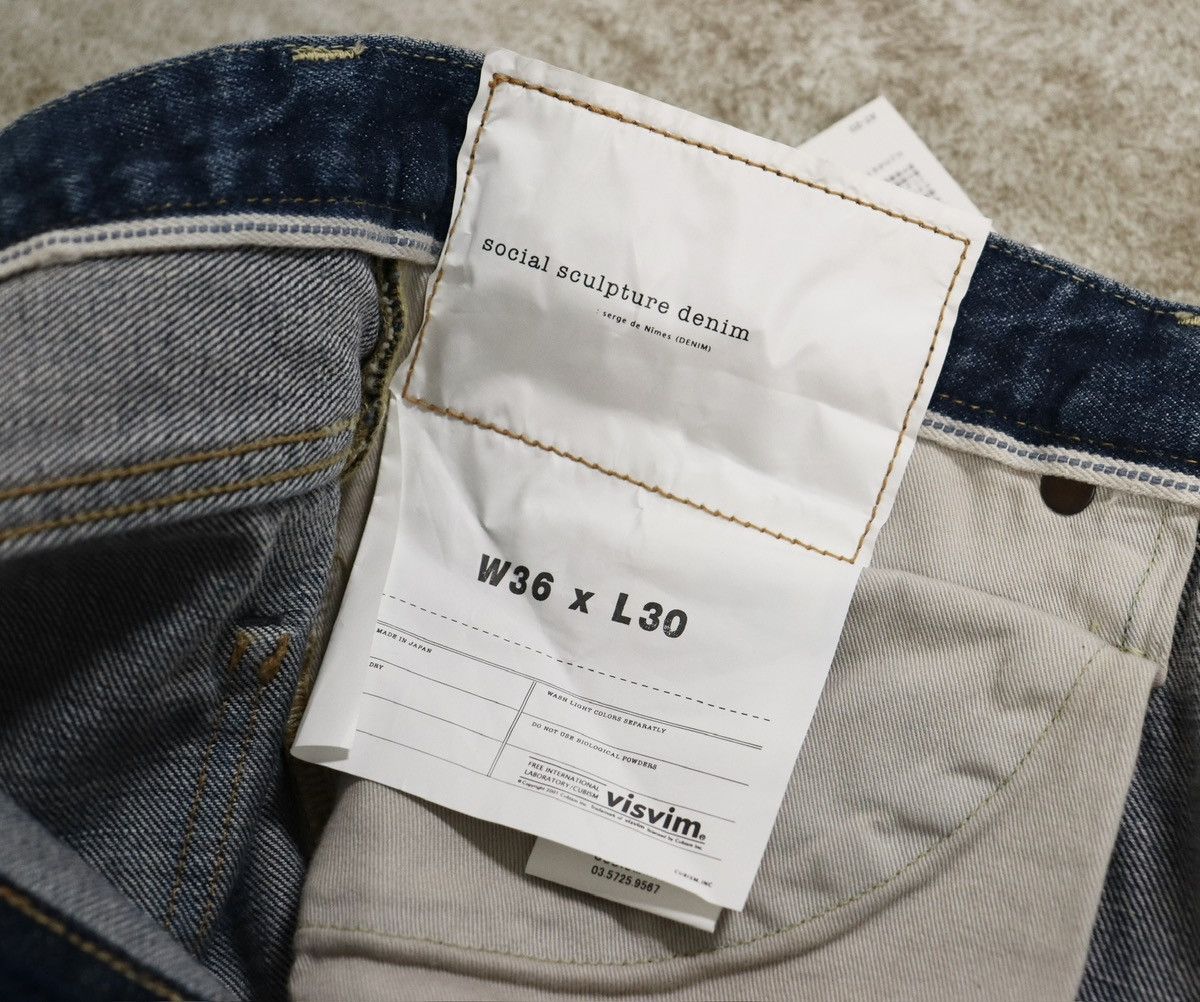 Visvim Visvim 21aw D29 Social Sculpture 18 Damaged-29 W36L30 Size US 36 / EU 52 - 12 Thumbnail