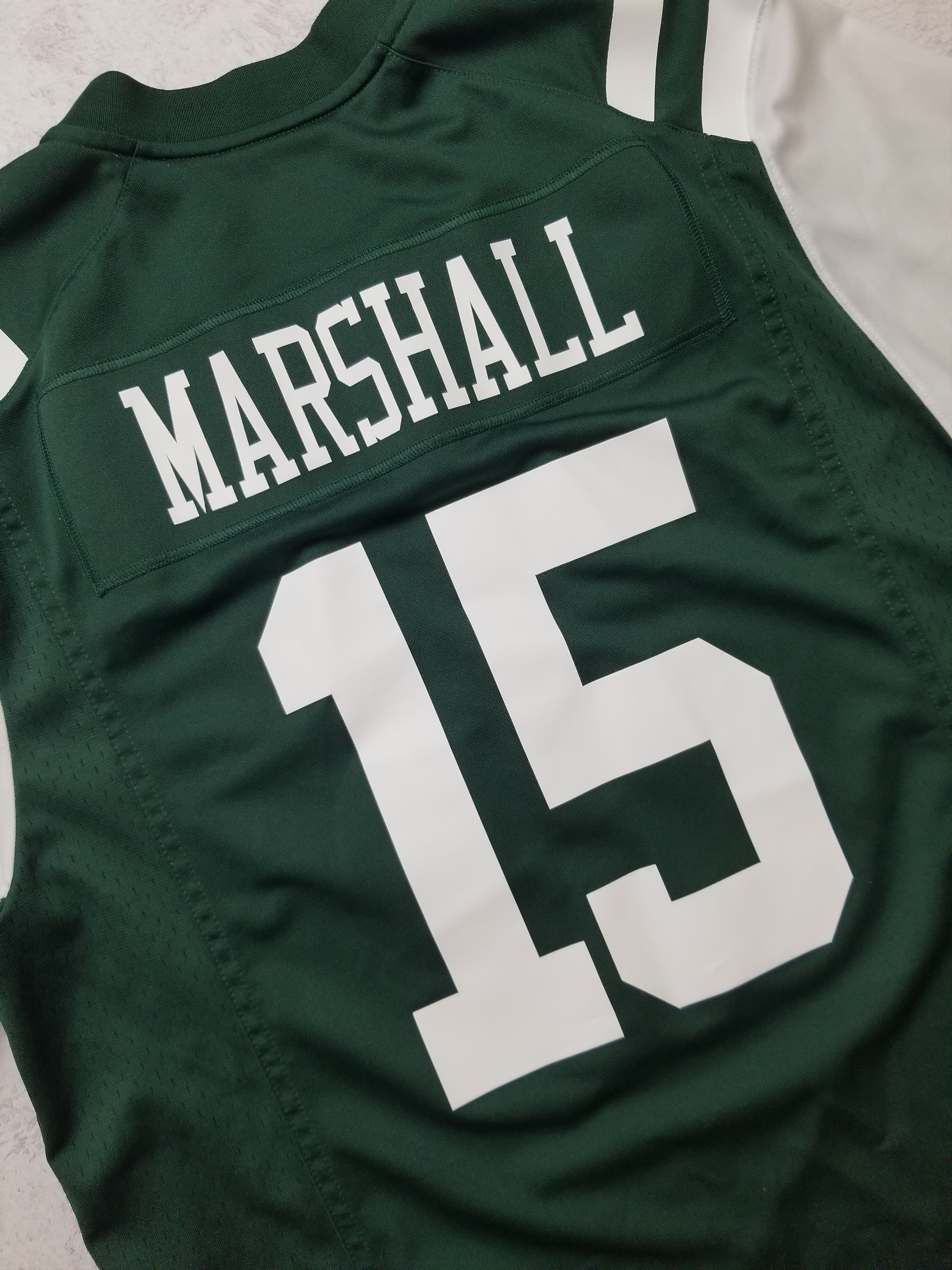 Nike New York Jets NFL Jersey Nike Green #15 Brandon Marshall Size US M / EU 48-50 / 2 - 7 Thumbnail