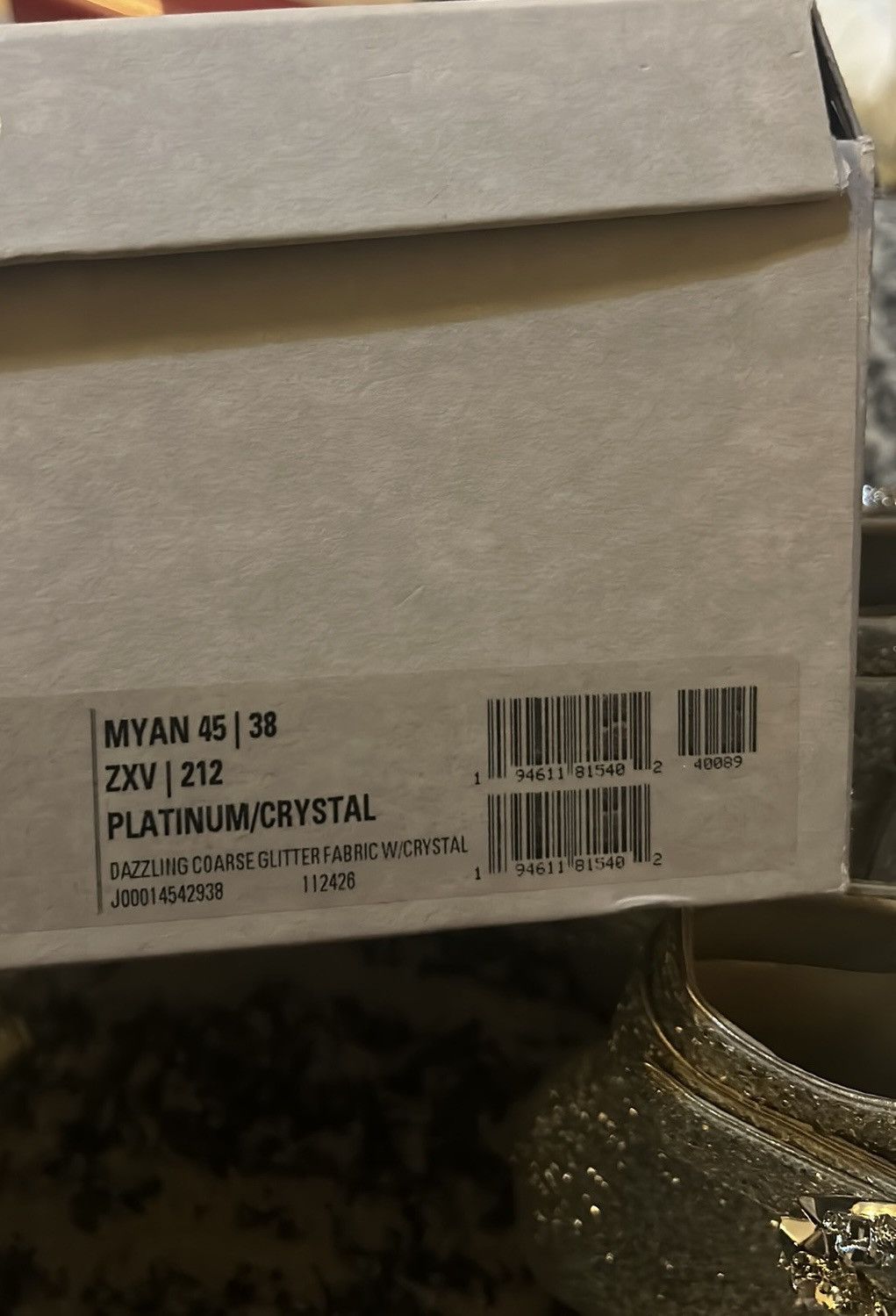 Jimmy Choo JIMMY CHOO Dazzling Coarse Glitter Fabric Crystal Myan Boots Size US 8 / IT 38 - 8 Thumbnail