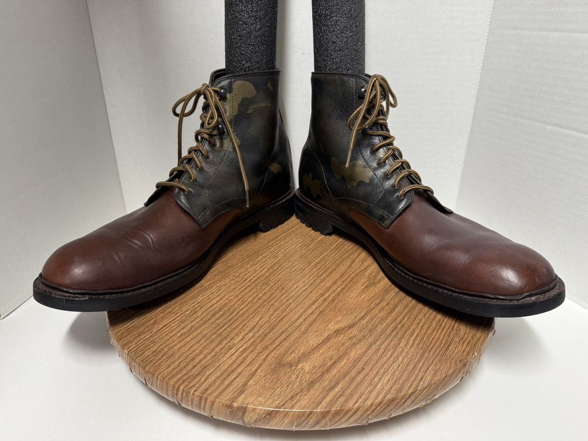 Allen Edmonds Allen Edmonds Higgins Mill Lace Up Brown Camo Leather Boot Size US 15 / EU 48 - 8 Thumbnail