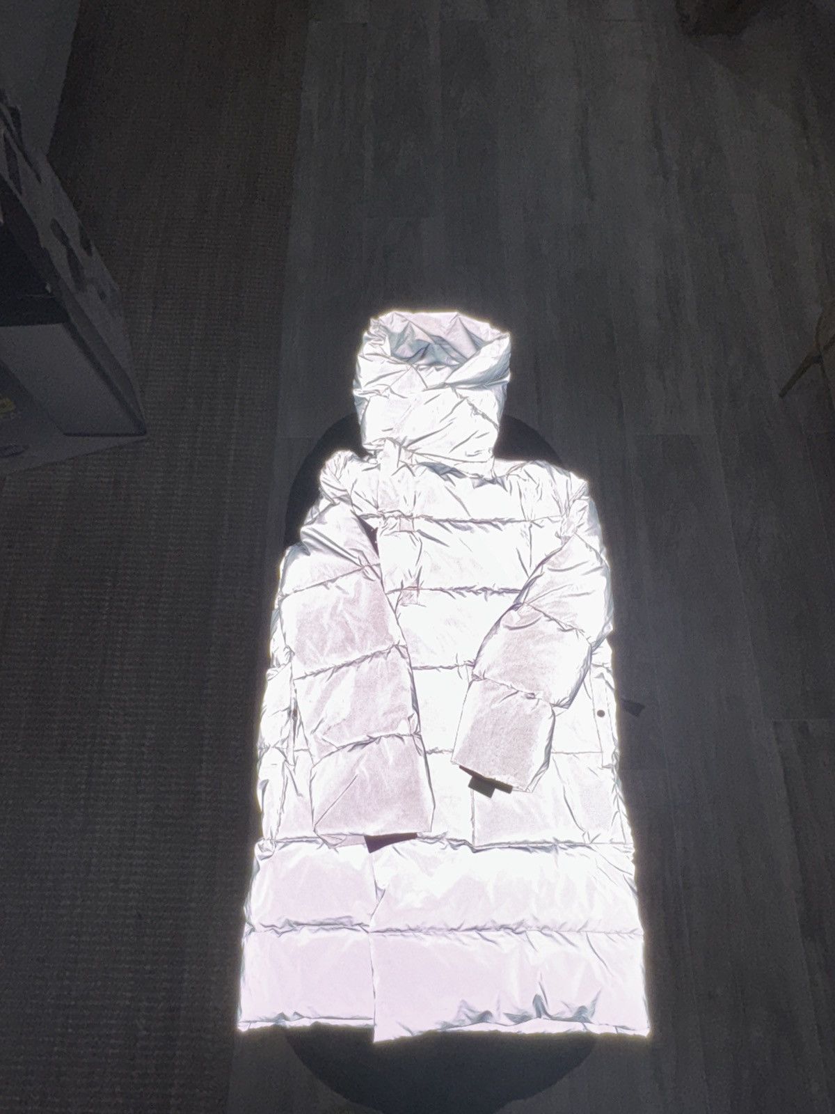 Rick Owens RARE Rick Owens LS Hooded Liner Reflective Brand New Size US L / EU 52-54 / 3 - 5 Thumbnail