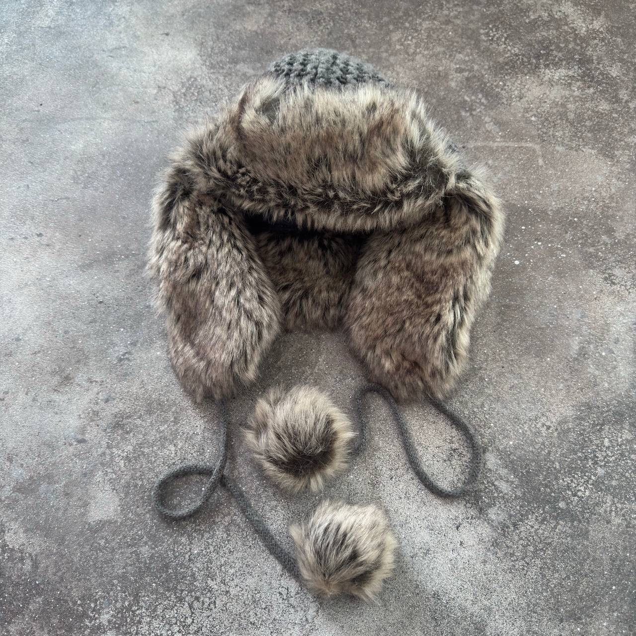 Hysteric Glamour × Japanese Brand × Vintage Amazing Faux Fur Y2K Ushanka Hat (Trapper Hat) Size ONE SIZE - 2 Thumbnail