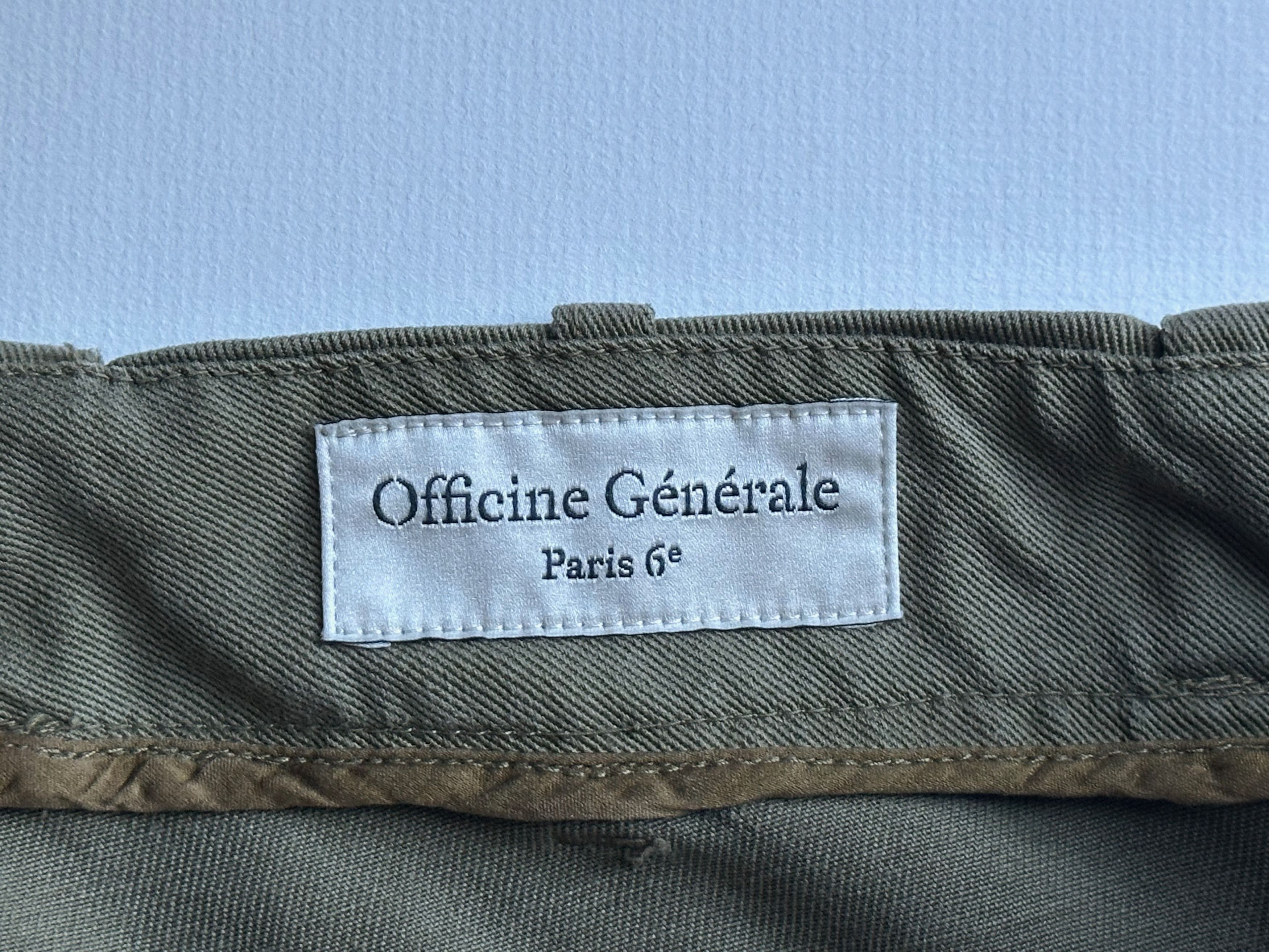 Officine Generale Officine Generale Gregoire Pants - Olive - Size 54 Size US 38 / EU 54 - 3 Thumbnail