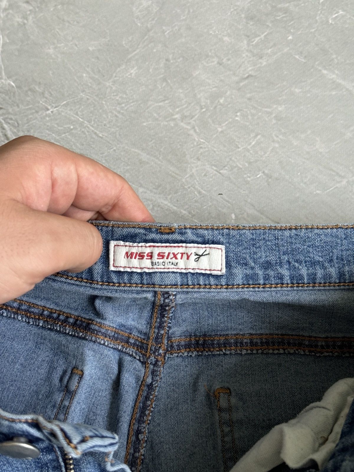 Miss Sixty Vintage Y2K Miss Sixty Flared Skinny Jeans Hysteric Glamour Size 30" / US 8 / IT 44 - 12 Thumbnail
