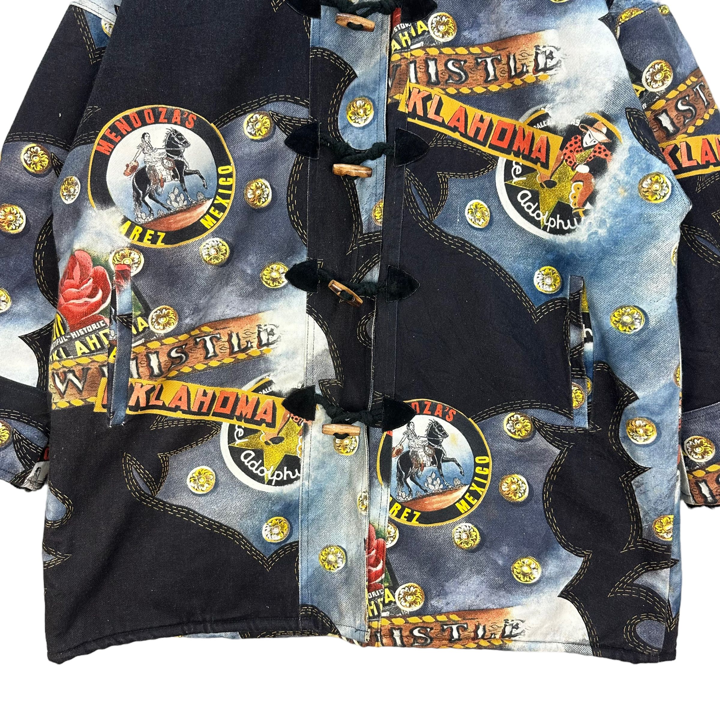 Vintage LUV TRICOT FULLPRINT SHERPA DUFFLE COAT #8294-002 Size M / US 6-8 / IT 42-44 - 3 Thumbnail