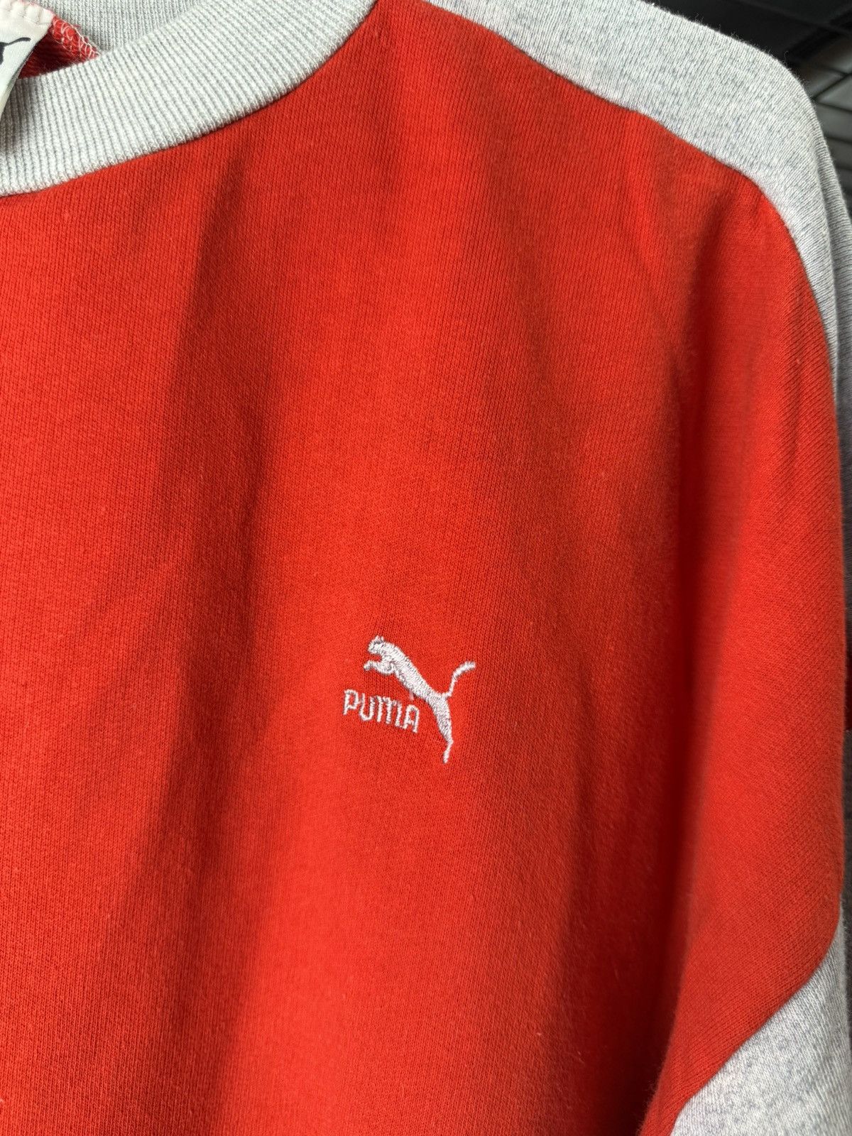 Puma Rare! Vintage 80’s Puma Speedcat Sweatshirt Ferrari Hype Size US L / EU 52-54 / 3 - 3 Thumbnail