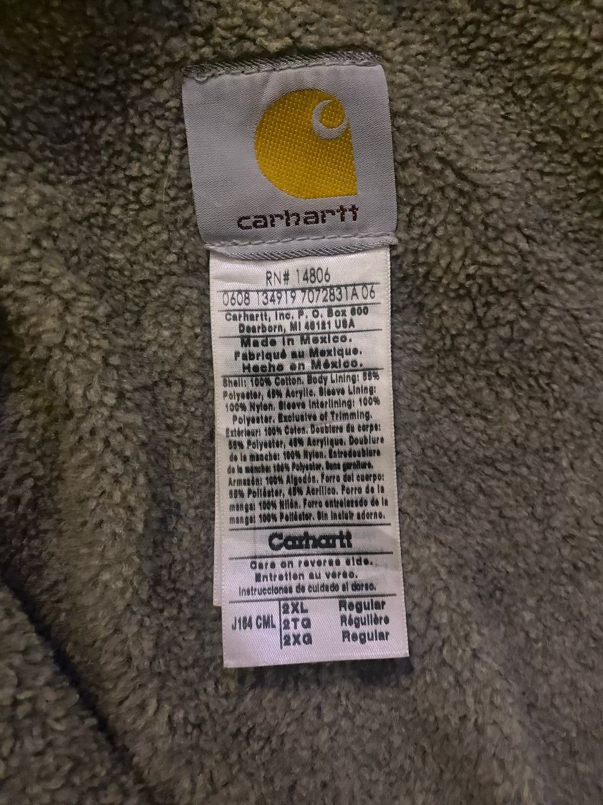 Carhartt Vintage Carhartt Work Jacket J164 Size US XXL / EU 58 / 5 - 3 Thumbnail