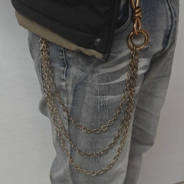 Jewelry Three Layers Retro Trousers Chain Size ONE SIZE - 1 Thumbnail