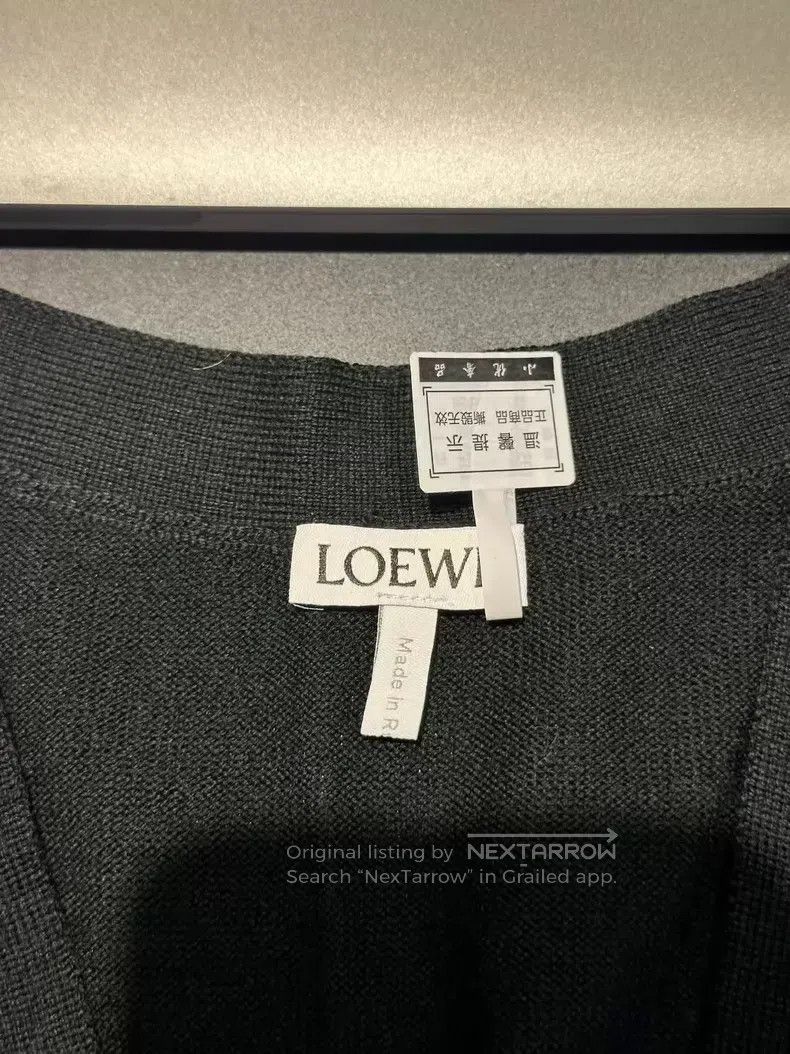 Loewe Loewe Embroidered Logo Cardigan Size L / US 10 / IT 46 - 3 Thumbnail
