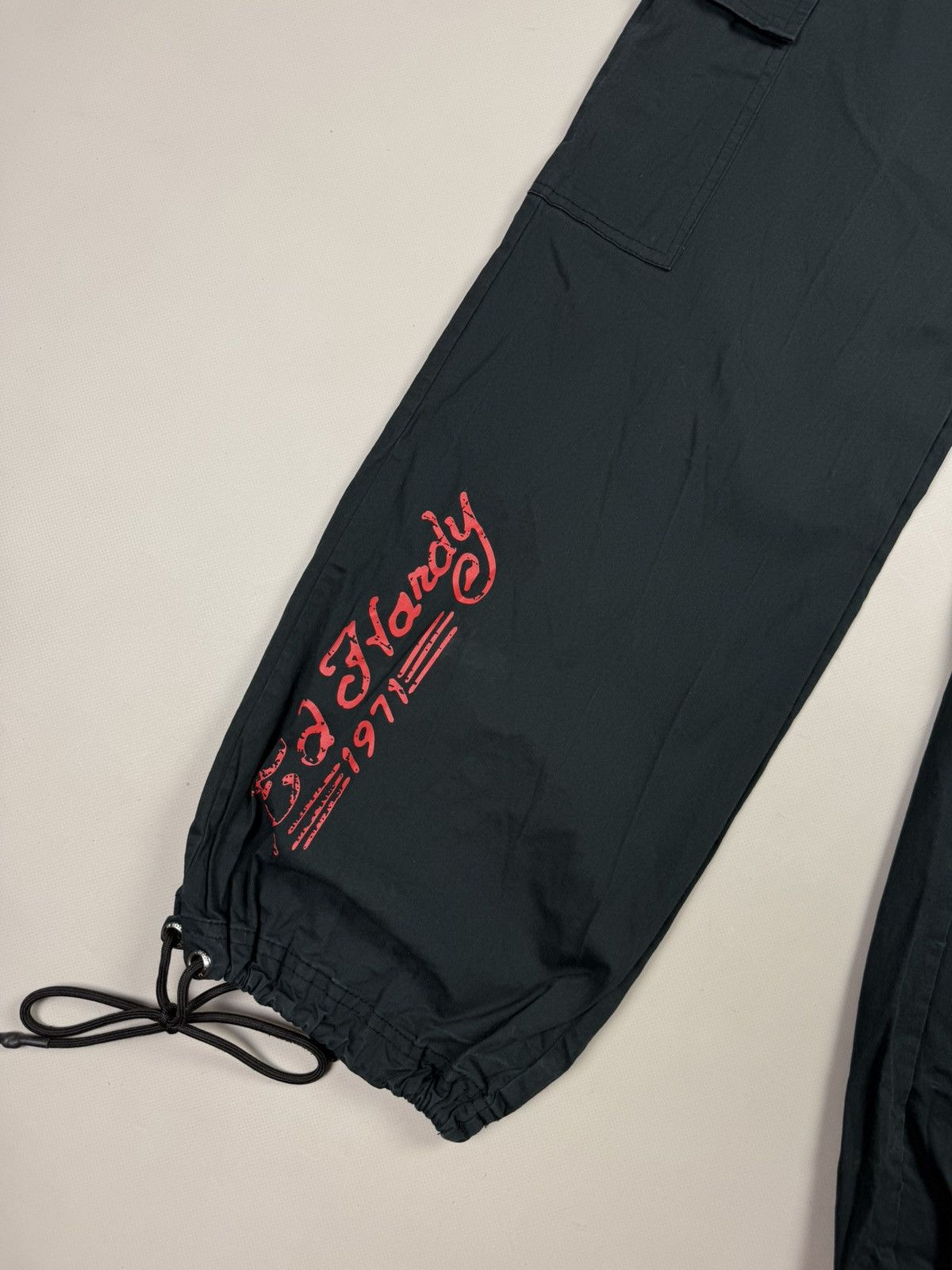Ed Hardy Ed Hardy Urban Cargo Graphic Print Y2K Parachute Pants Size 28" / US 6 / IT 42 - 10 Thumbnail