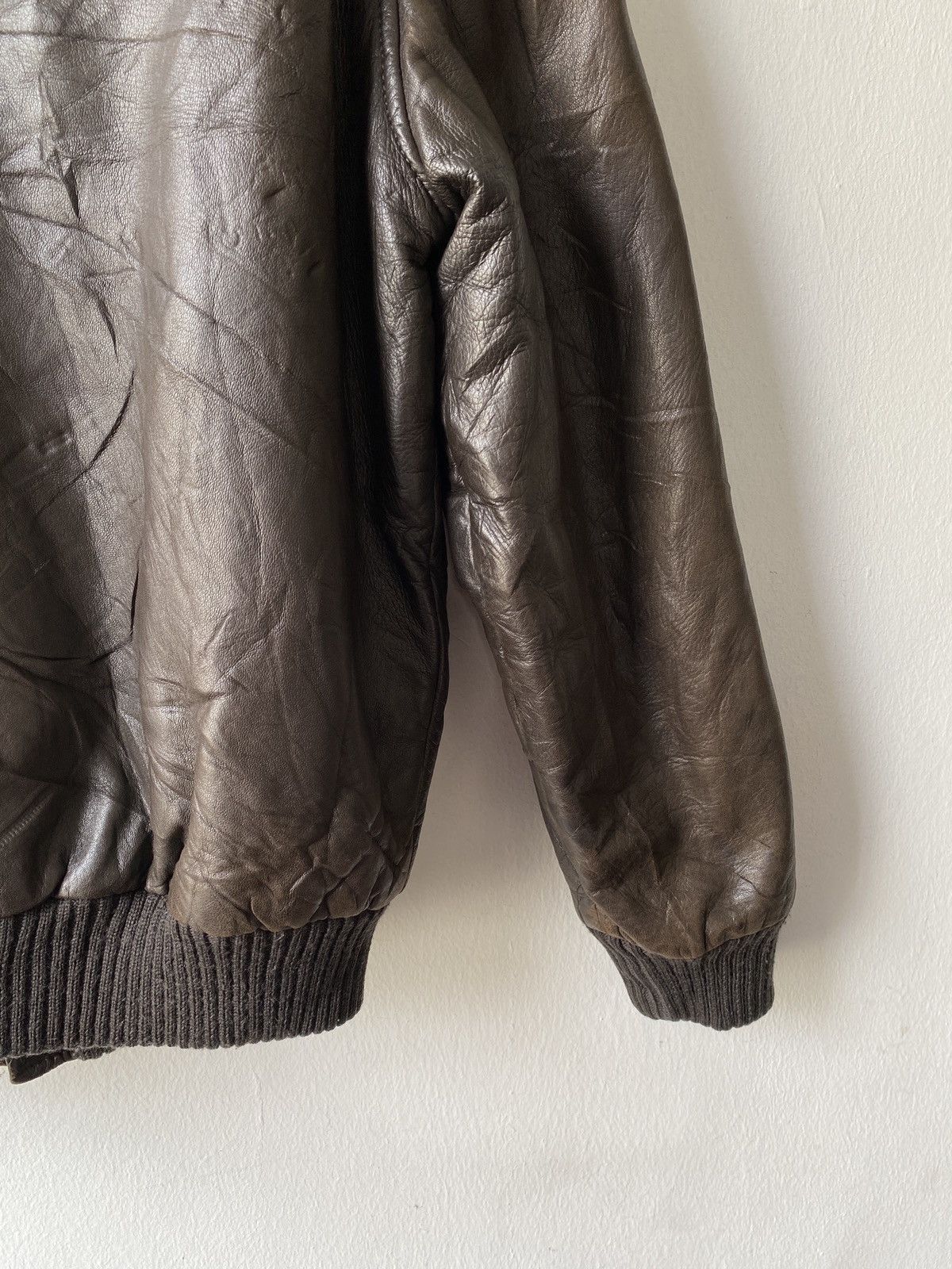 Japanese Brand Vintage 90s Angel Leather Fur Jacket Size US M / EU 48-50 / 2 - 13 Thumbnail