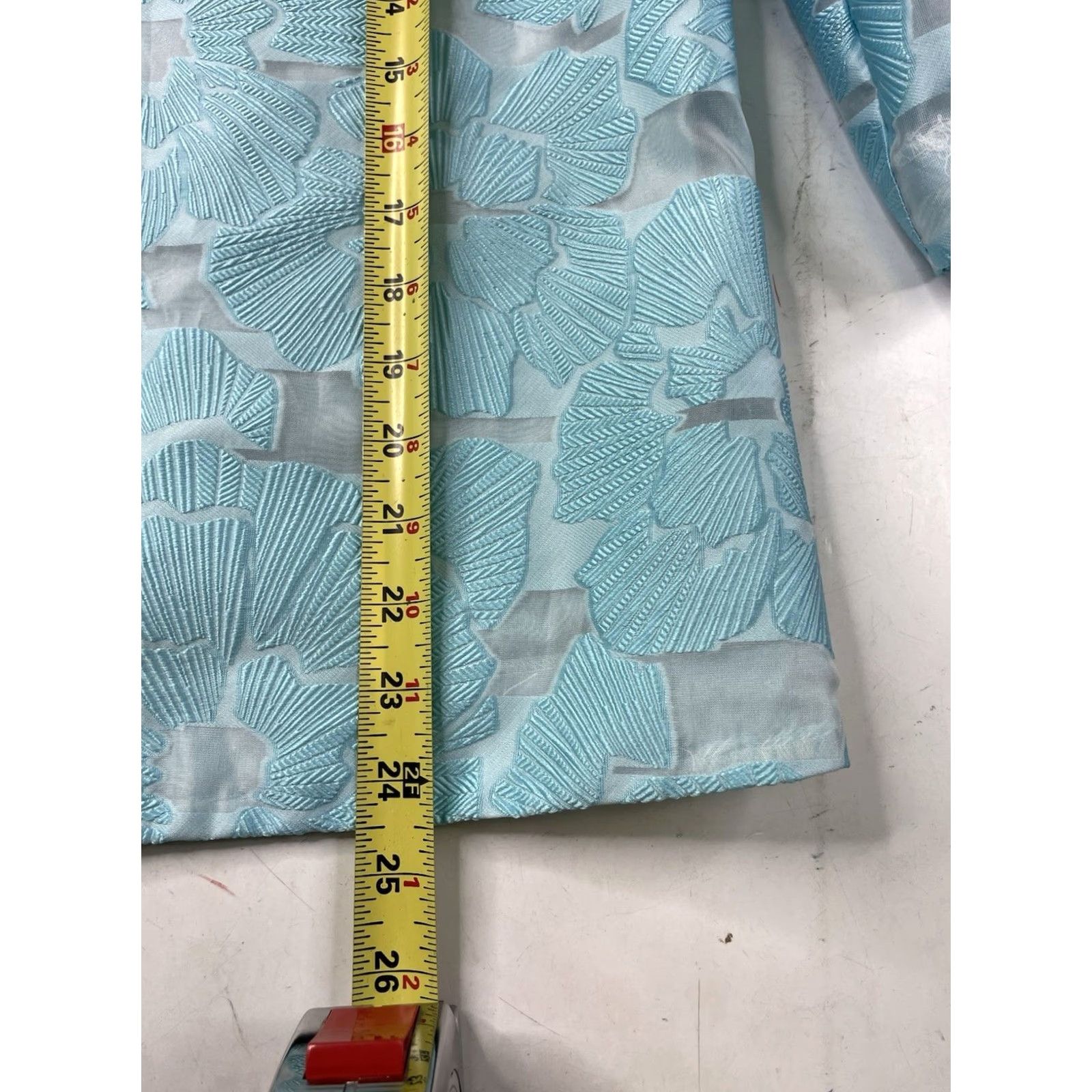 Vintage VINTAGE Tuckernut Turquoise Top Blouse Flare Sleeve Floral Lace Womens Size Small S Blue Blouse Womens Size S / US 4 / IT 40 - 5 Thumbnail