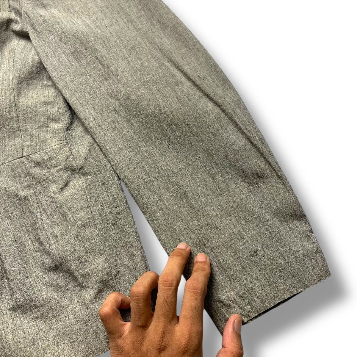 Yohji Yamamoto VINTAGE Y'S YOHJI YAMAMOTO WOOL BLAZER JACKET Size M / US 6-8 / IT 42-44 - 7 Thumbnail