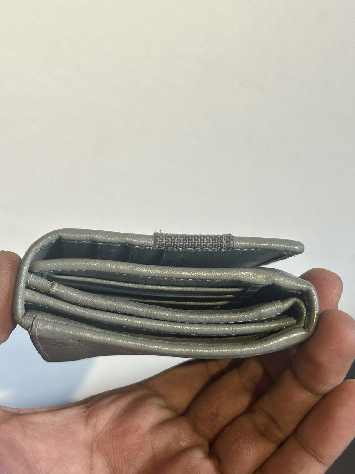 Salvatore Ferragamo Ferragamo Vintage Leather Gray Wallet Size ONE SIZE - 12 Thumbnail