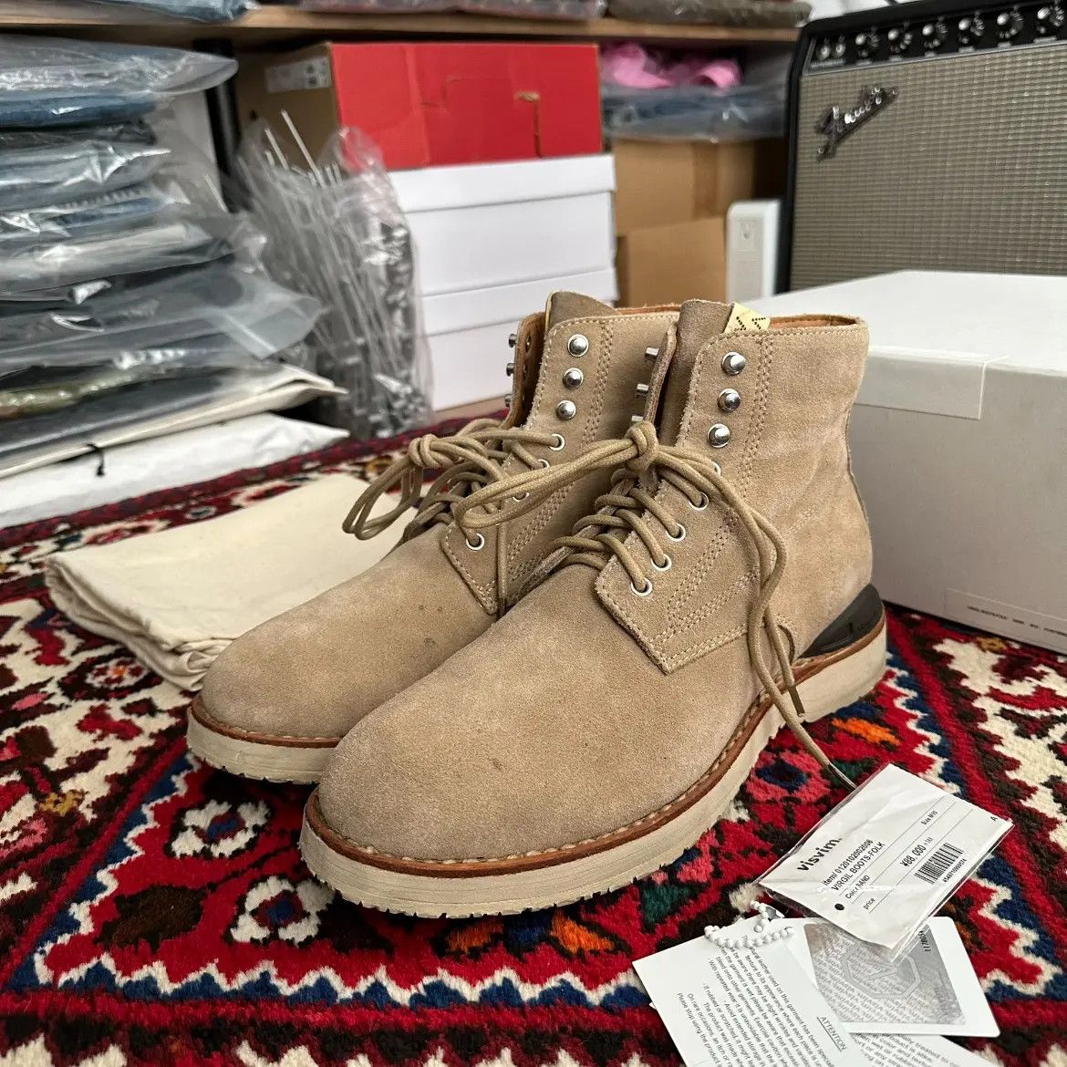 Visvim Visvim Beard Boots Kudu Folk US9.5 | Grailed