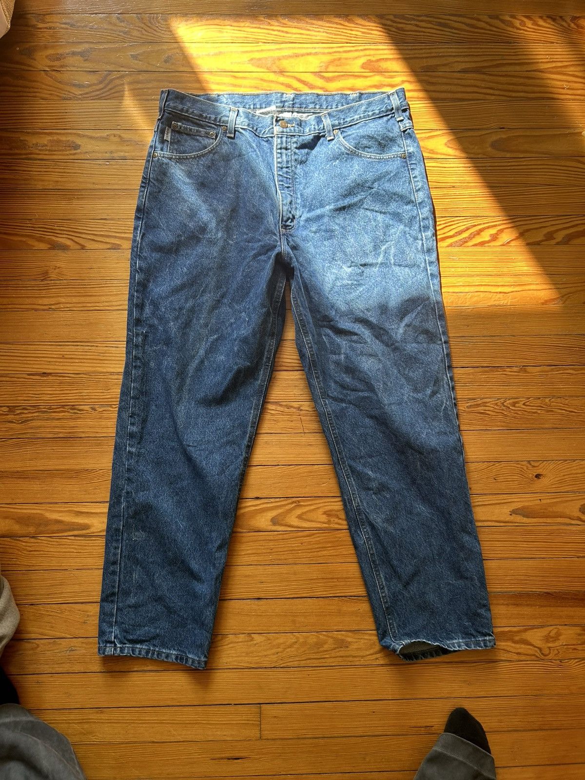 Carhartt × Vintage Carharrt BAGGY DENIM Size US 30 / EU 46 - 1 Thumbnail