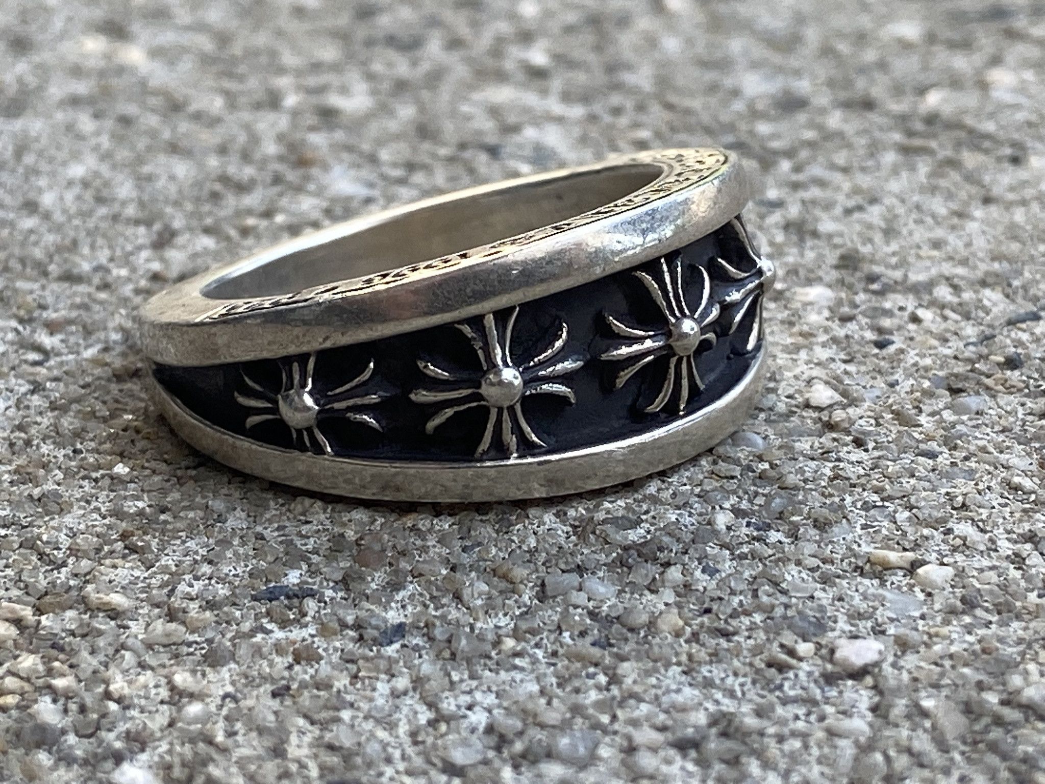 Chrome Hearts Chrome Hearts NARROW V CHX Narrow V Band CH Plus X