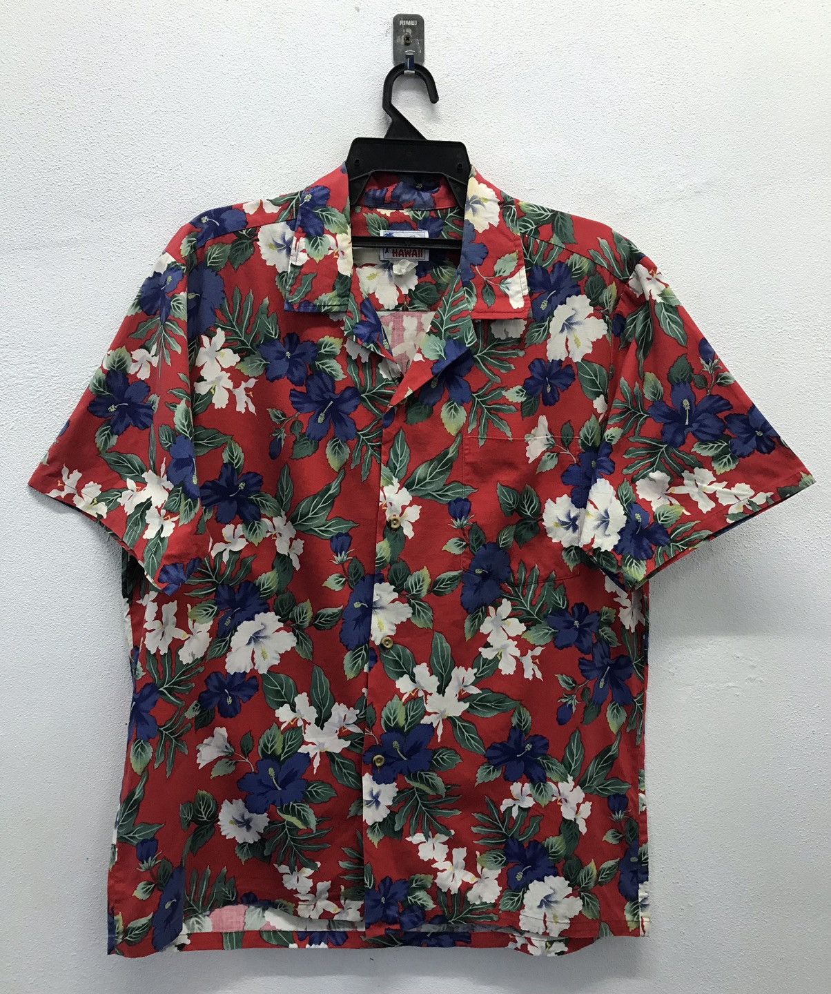 Vintage Hawaii Made In Usa SHORT Sleeve Shirt Button Up