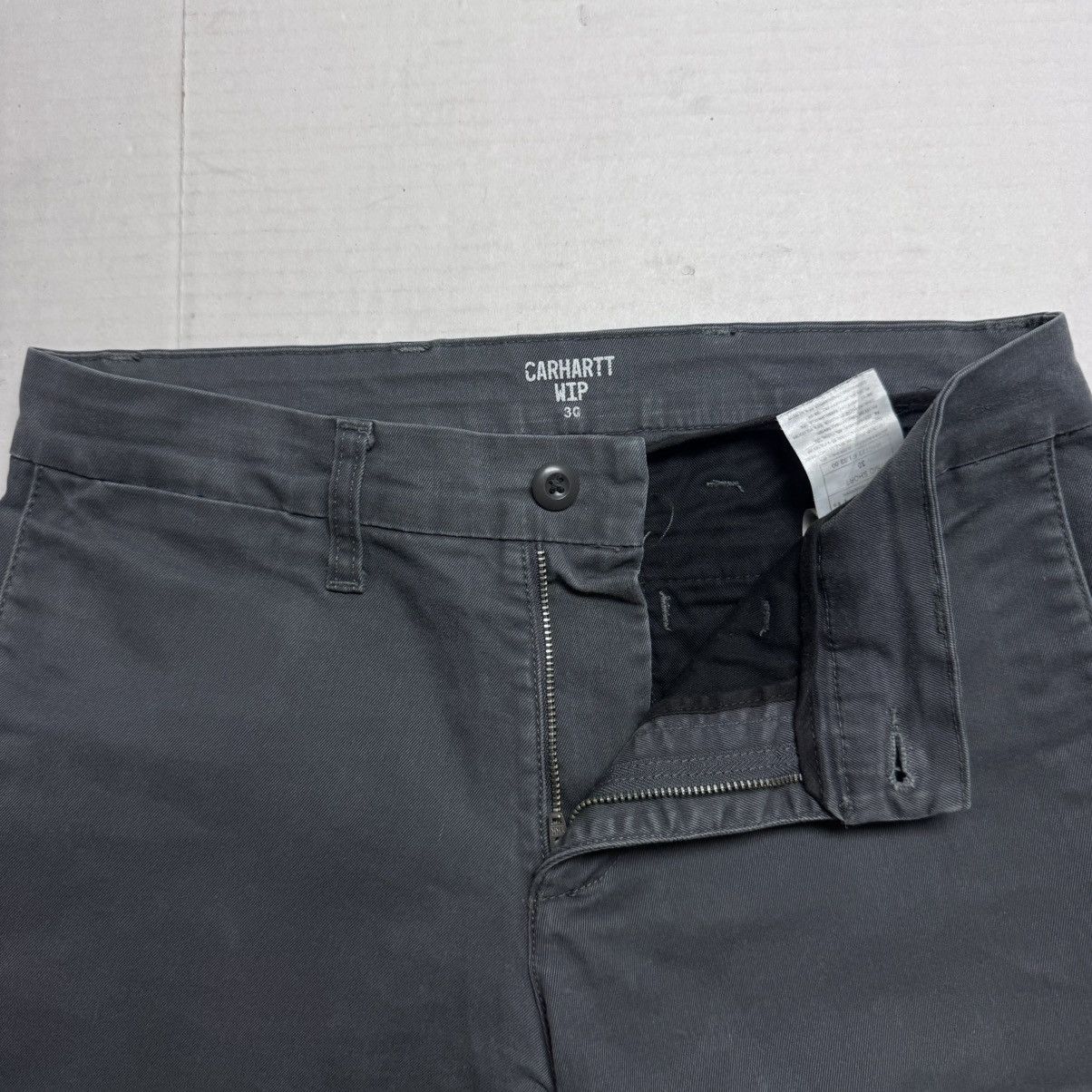 Carhartt Wip Carhartt WIP Sid Short In Gray Deltona Stretch Twill Slim Size US 30 / EU 46 - 4 Thumbnail