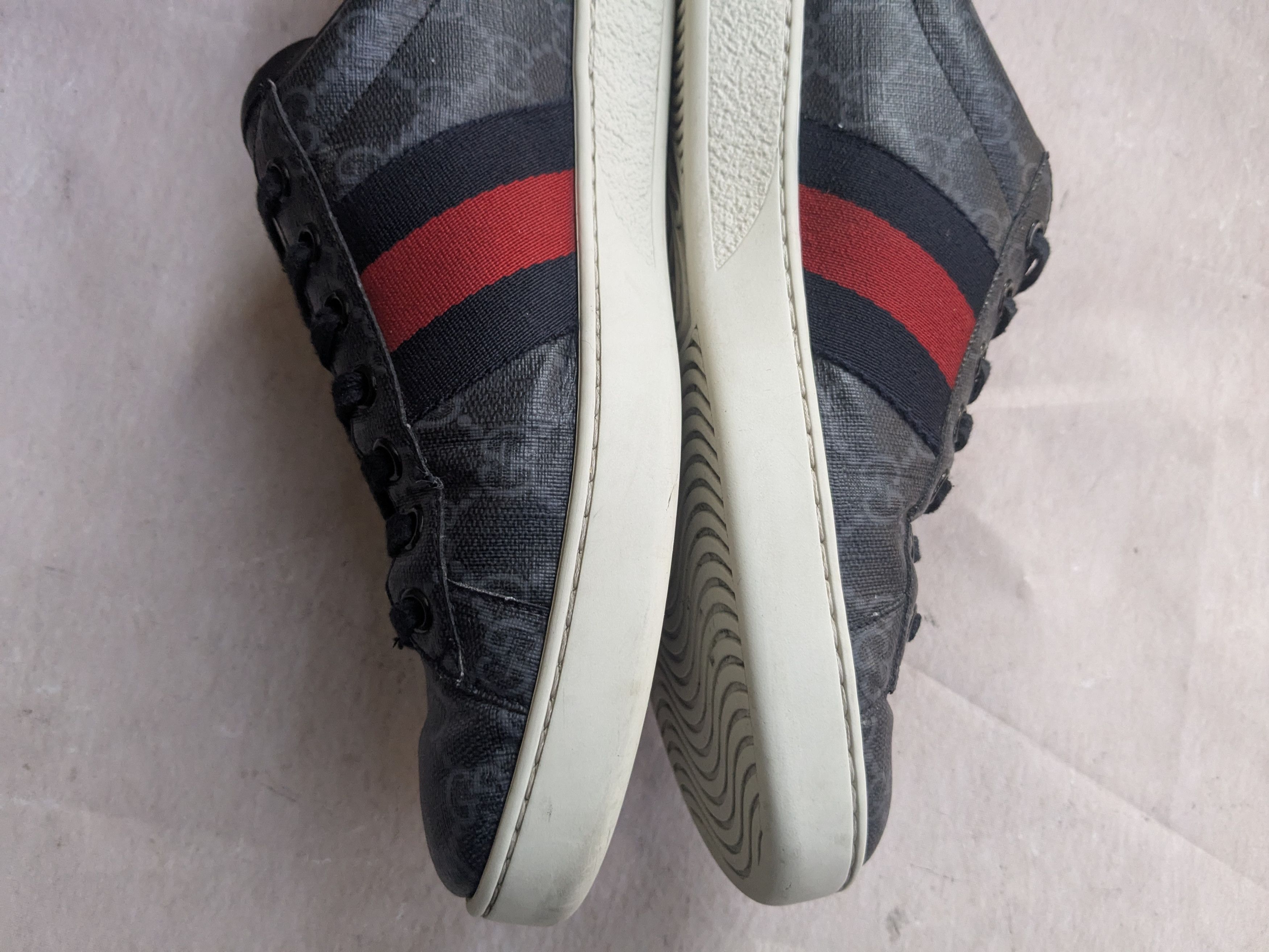 Gucci Gucci Ace Sneakers Monogram 8.5 Logo Low Tops 429445 Size US 8.5 / EU 41-42 - 8 Thumbnail
