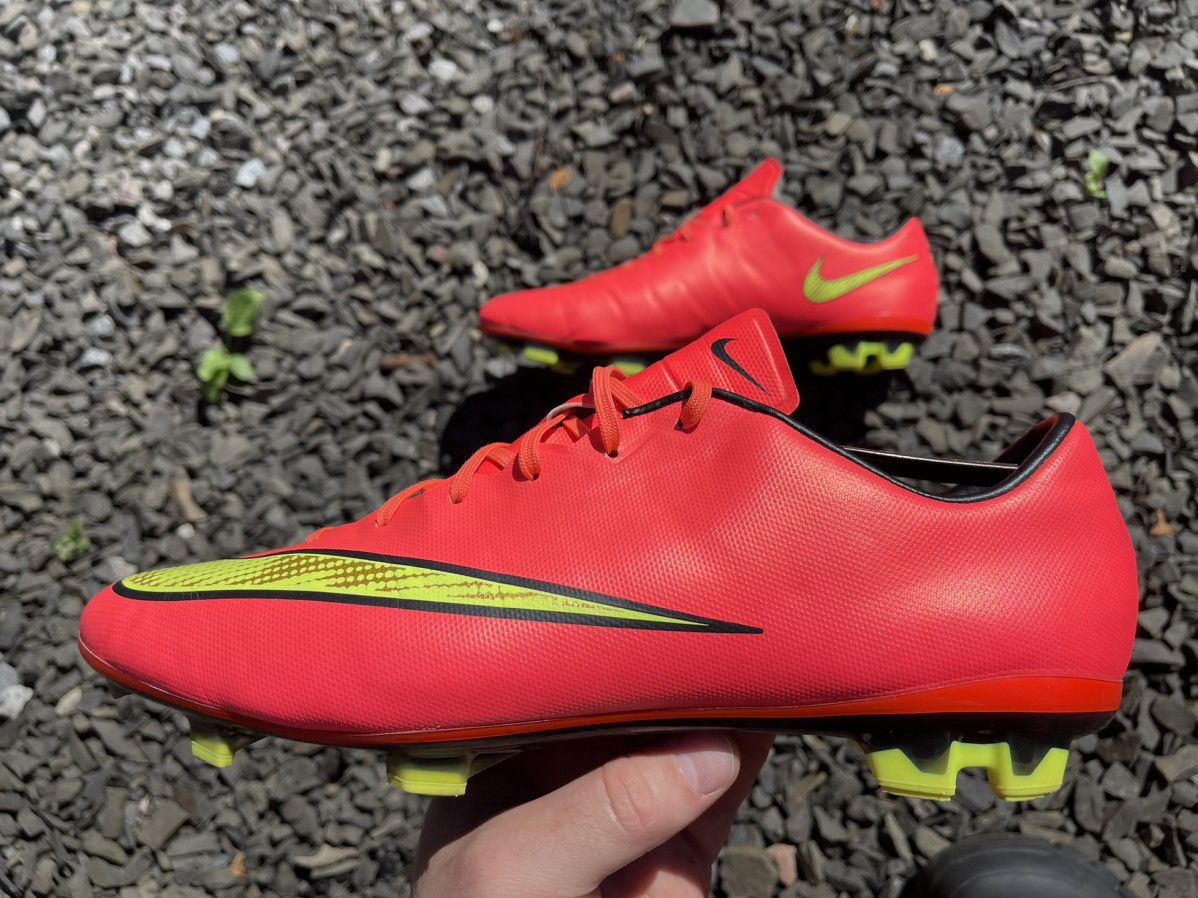 Nike NIKE MERCURIAL VELOCE II FG HYPER PUNCH 651618-690 US 11 Size US 11 / EU 44 - 5 Thumbnail