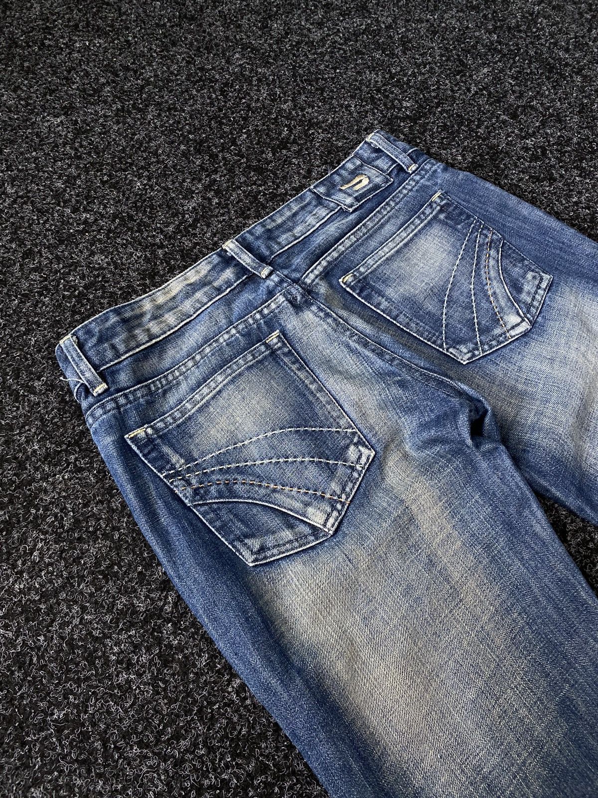 Diesel × If Six Was Nine × Vintage Crazy Vintage 90s Diesel Flared Baggy Jeans Size 31" - 13 Thumbnail