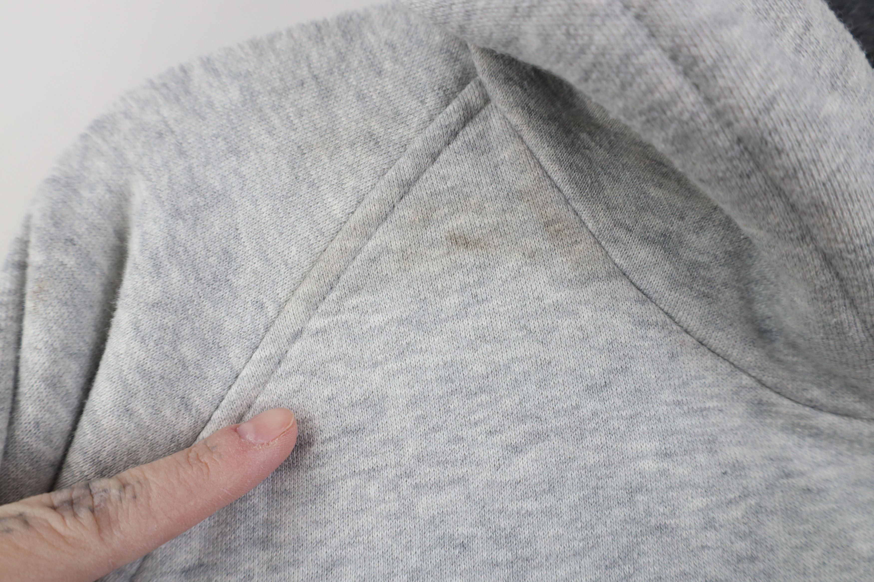 Nike Vintage Y2K Nike Mini Swoosh Hoodie Sweatshirt Heather Gray Size US L / EU 52-54 / 3 - 5 Thumbnail