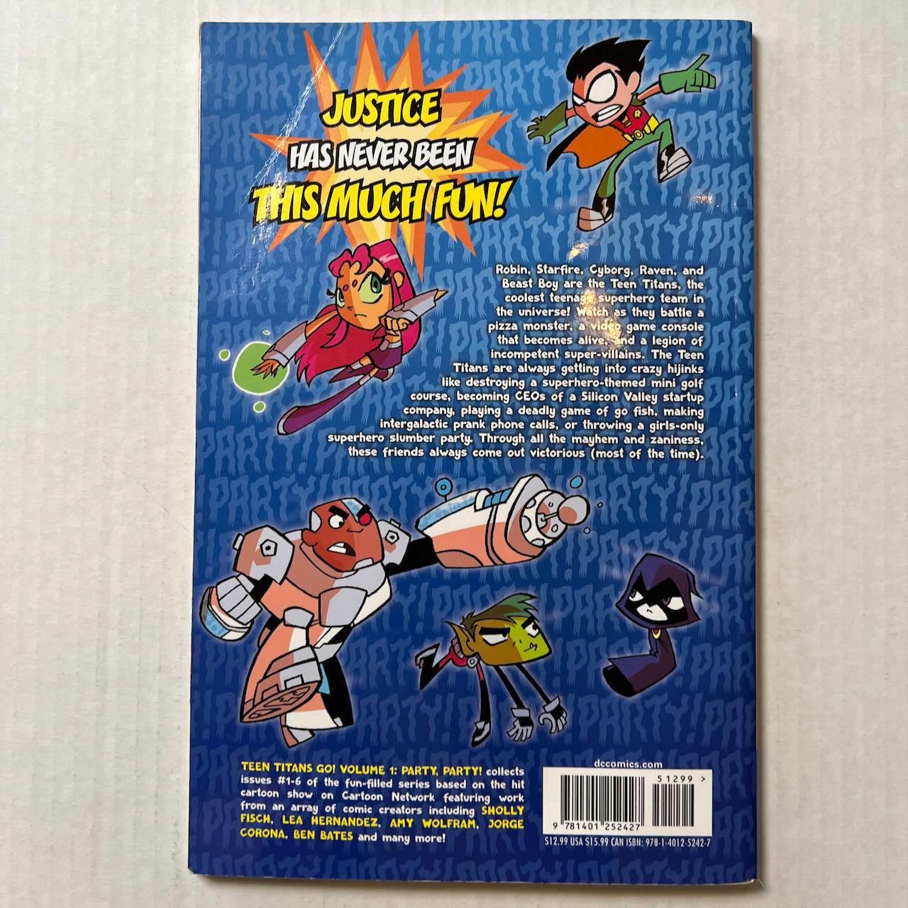 DC Comics DC Comics Teen Titans Go! Party, Party! Excellent Size ONE SIZE - 8 Thumbnail