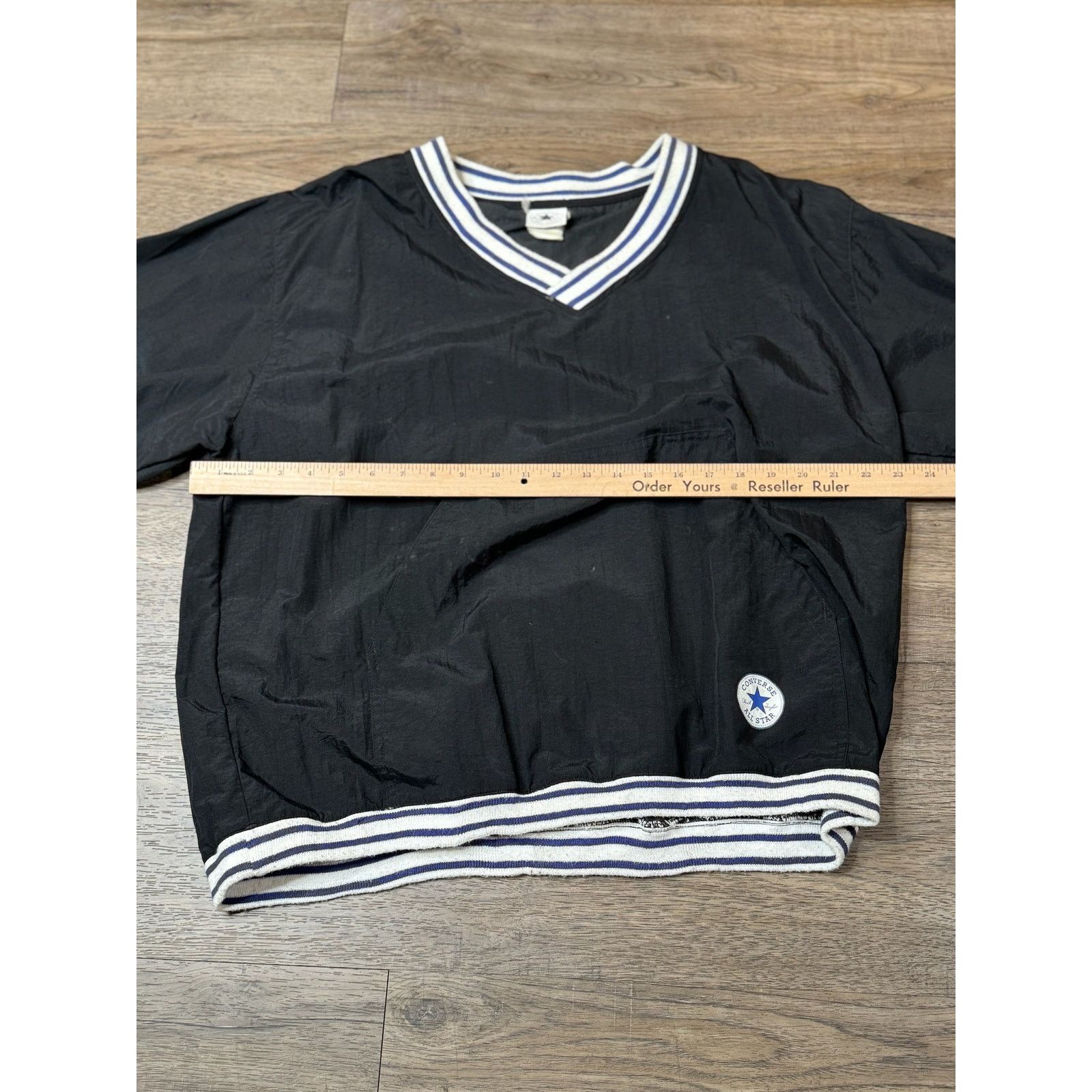 Converse Vintage Converse All Star Nylon Pullover Jacket M/L Size US L / EU 52-54 / 3 - 5 Thumbnail