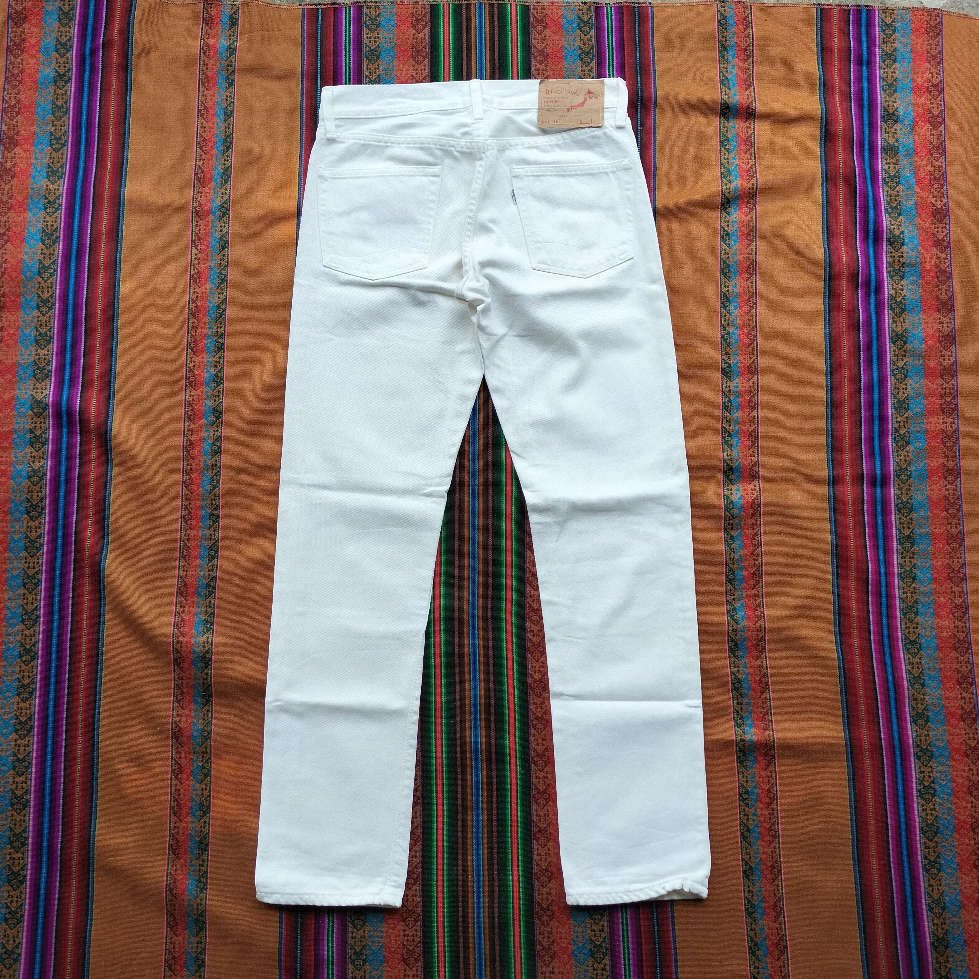 Orslow Orslow 107 white slim fit jeans Size US 29 - 2 Thumbnail