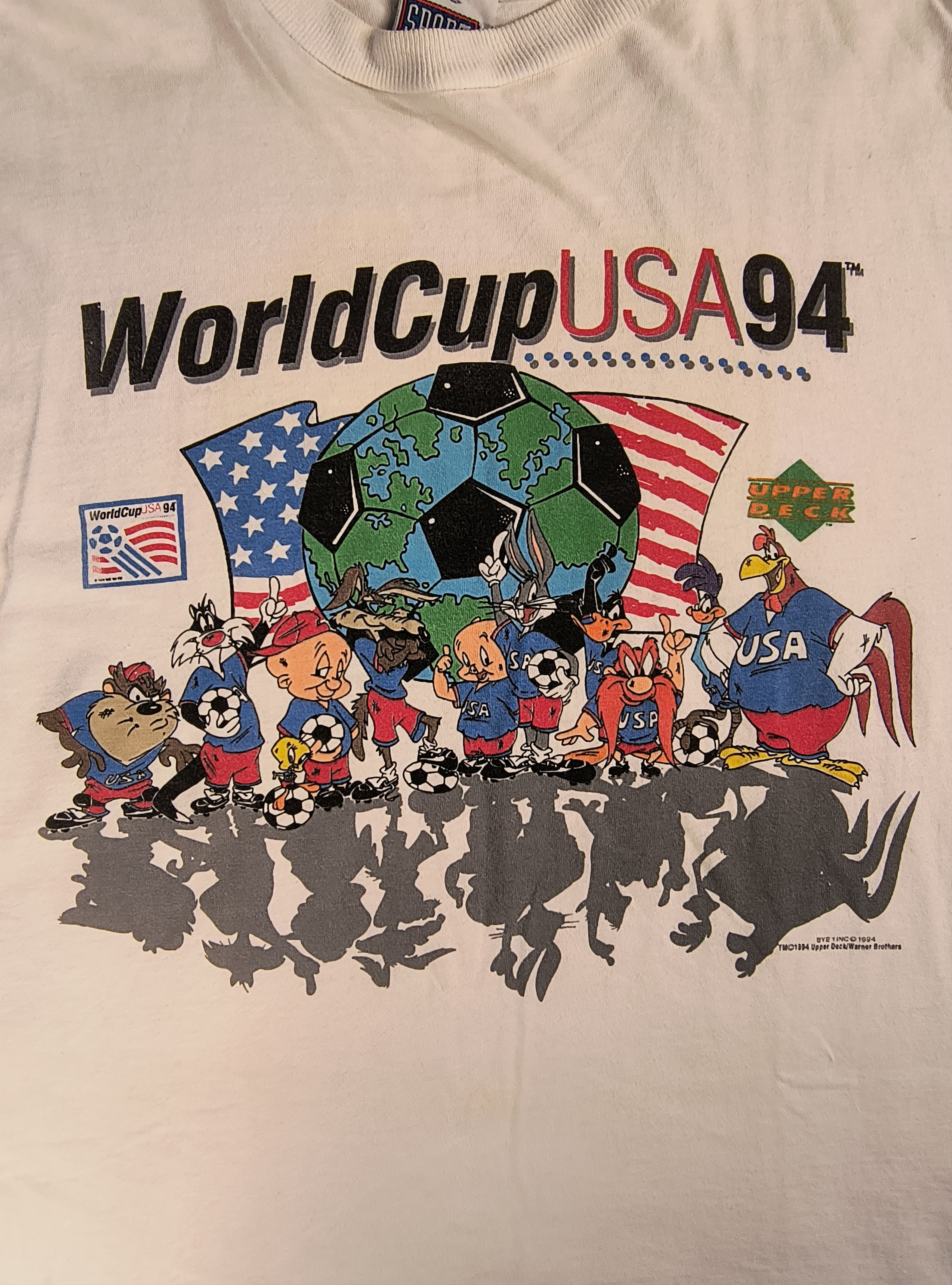 Warner Bros Vintage world cup USA Looney Tunes 1994 tee Size US L / EU 52-54 / 3 - 1 Thumbnail