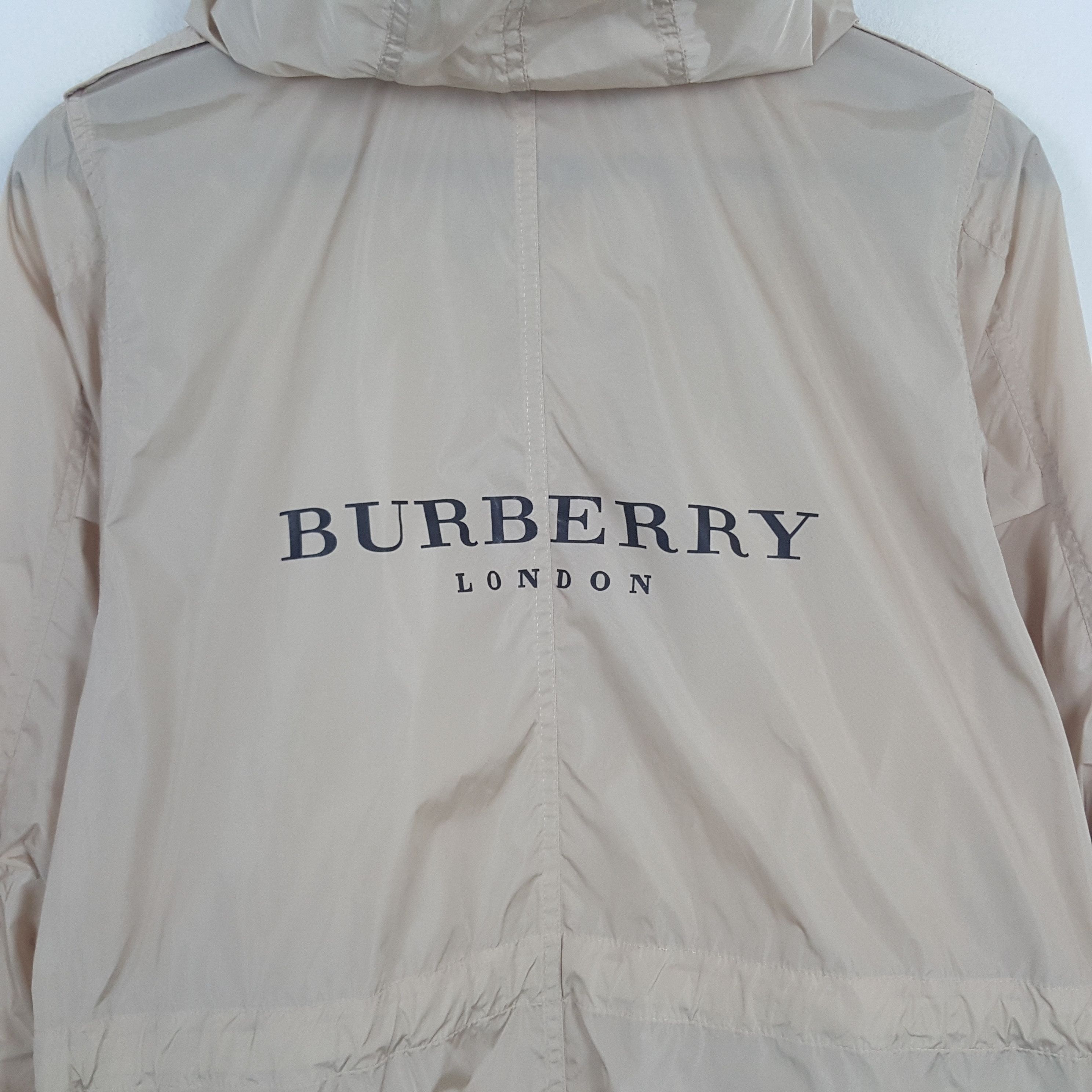 Burberry × Vintage Vintage Burberry London Custom Logo Windbreaker Long Jacket Size US M / EU 48-50 / 2 - 2 Thumbnail