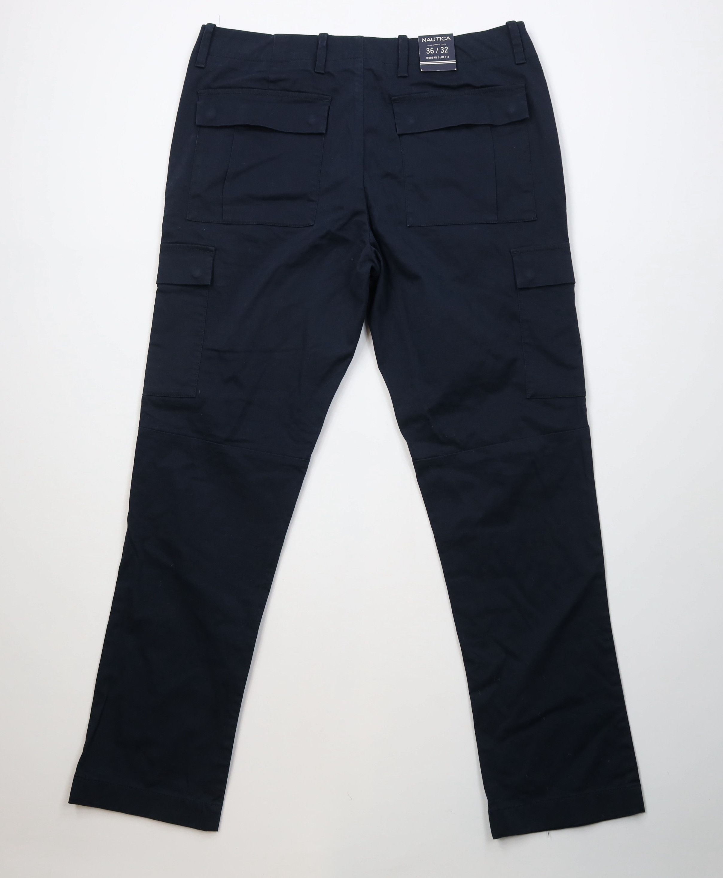 Nautica Deadstock Vintage Y2K Nautica Surplus Cargo Pants Navy Blue Size US 36 / EU 52 - 7 Thumbnail