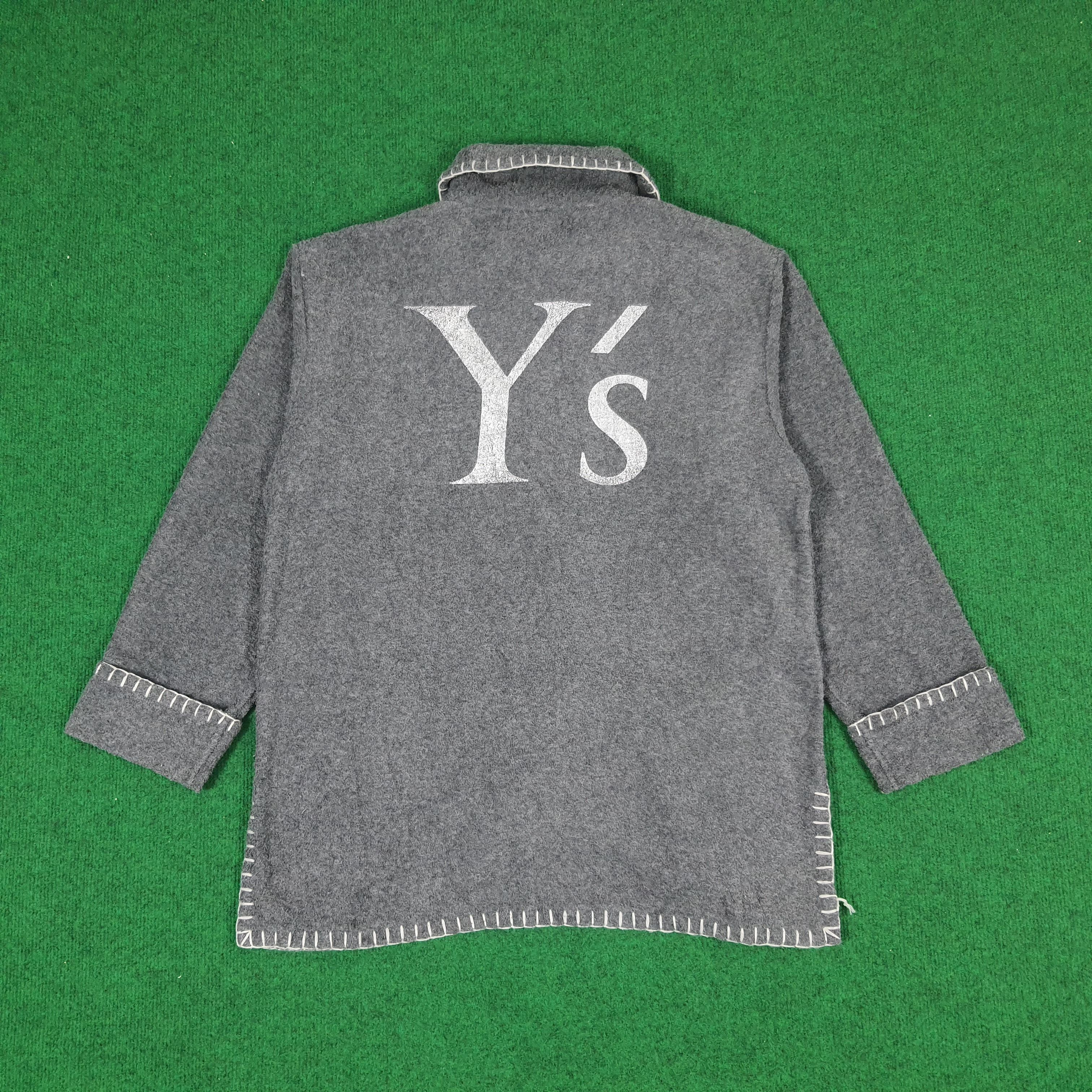 Japanese Brand × Yohji Yamamoto Vintage SACSNY Y'SACCS by Yohji Yamamoto Button Sweaters Size US M / EU 48-50 / 2 - 1 Thumbnail