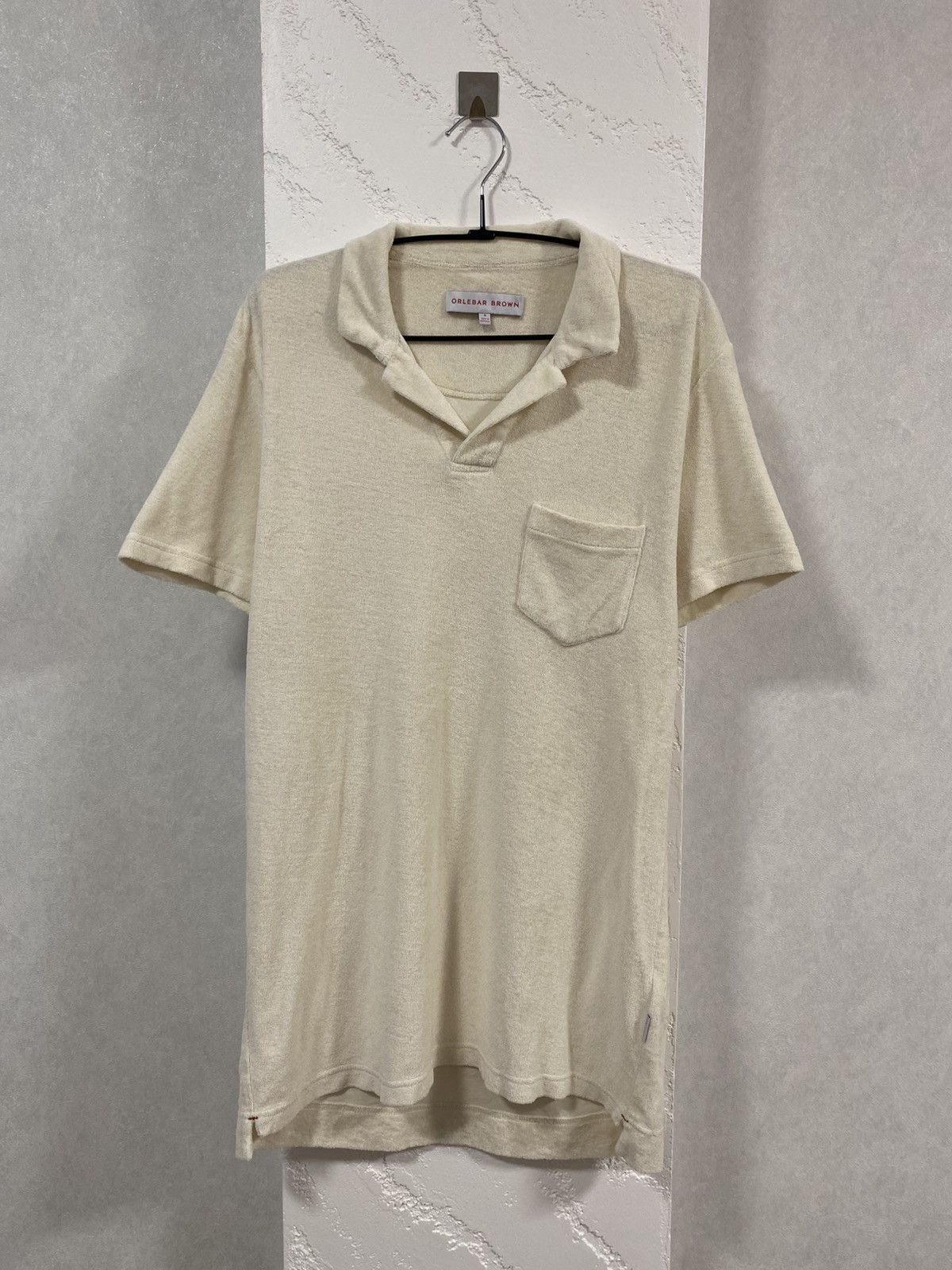 Orlebar Brown 🍀Free Shipping☘️ Orlebar Brown Towel Polo Shirt Size M Size US M / EU 48-50 / 2 - 1 Thumbnail