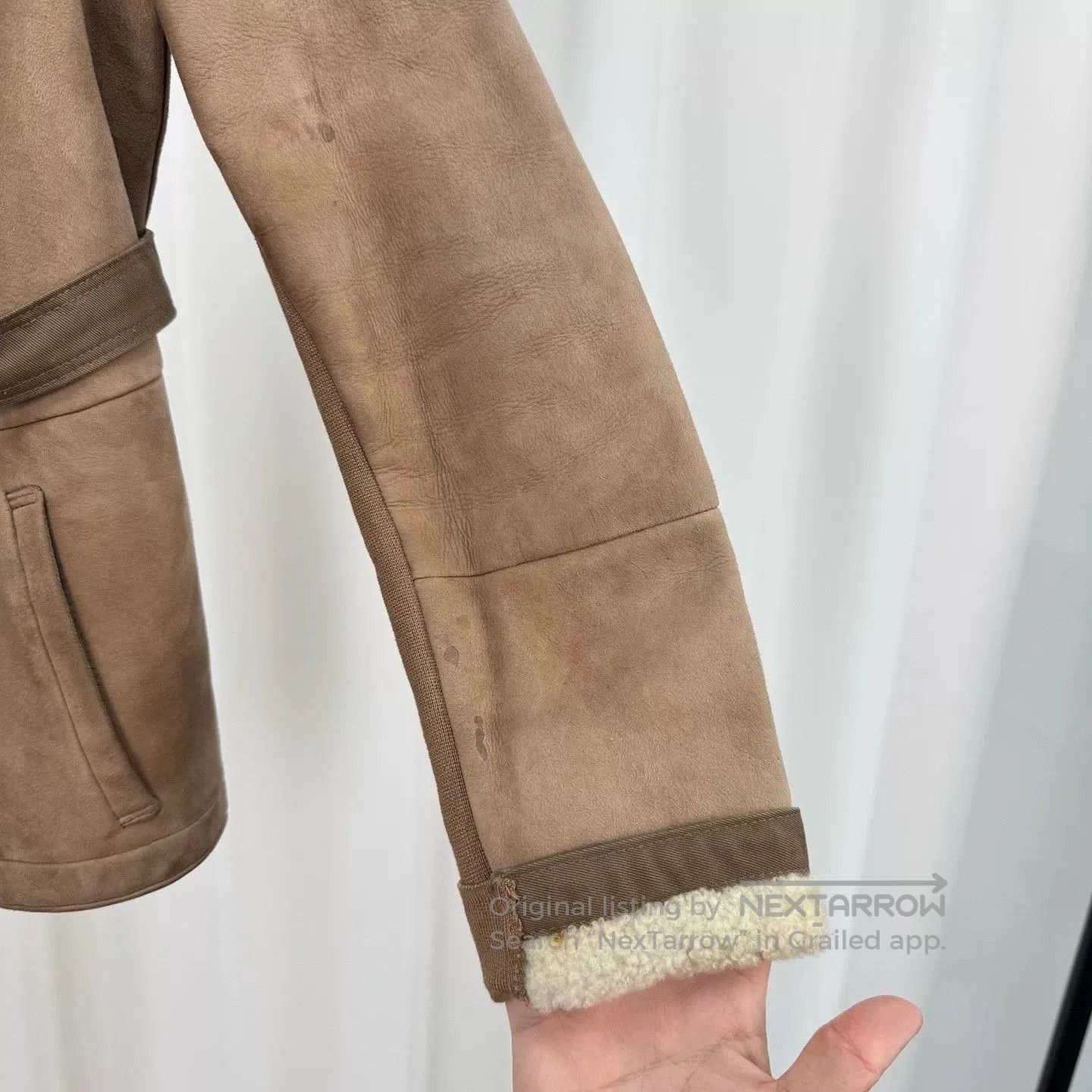 Gucci gucci shearling leather zip jacket. Size S / US 4 / IT 40 - 4 Thumbnail