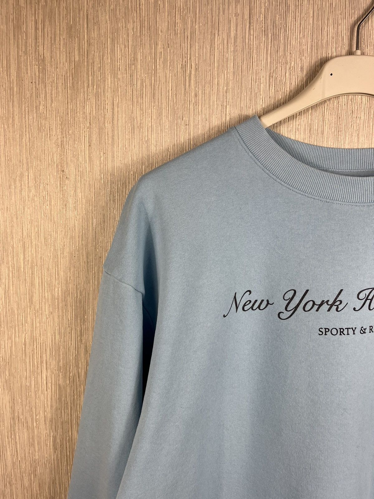 Designer × Sporty & Rich Sporty & Rich New York Health Club sweatshirt logo crewneck Size US L / EU 52-54 / 3 - 5 Thumbnail