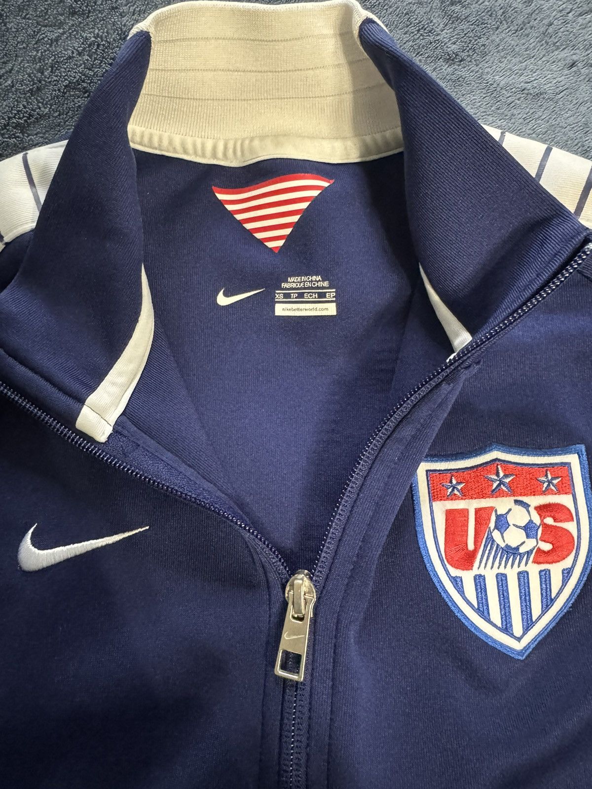 Nike USMNT training full zip up jacket Size US S / EU 44-46 / 1 - 2 Thumbnail