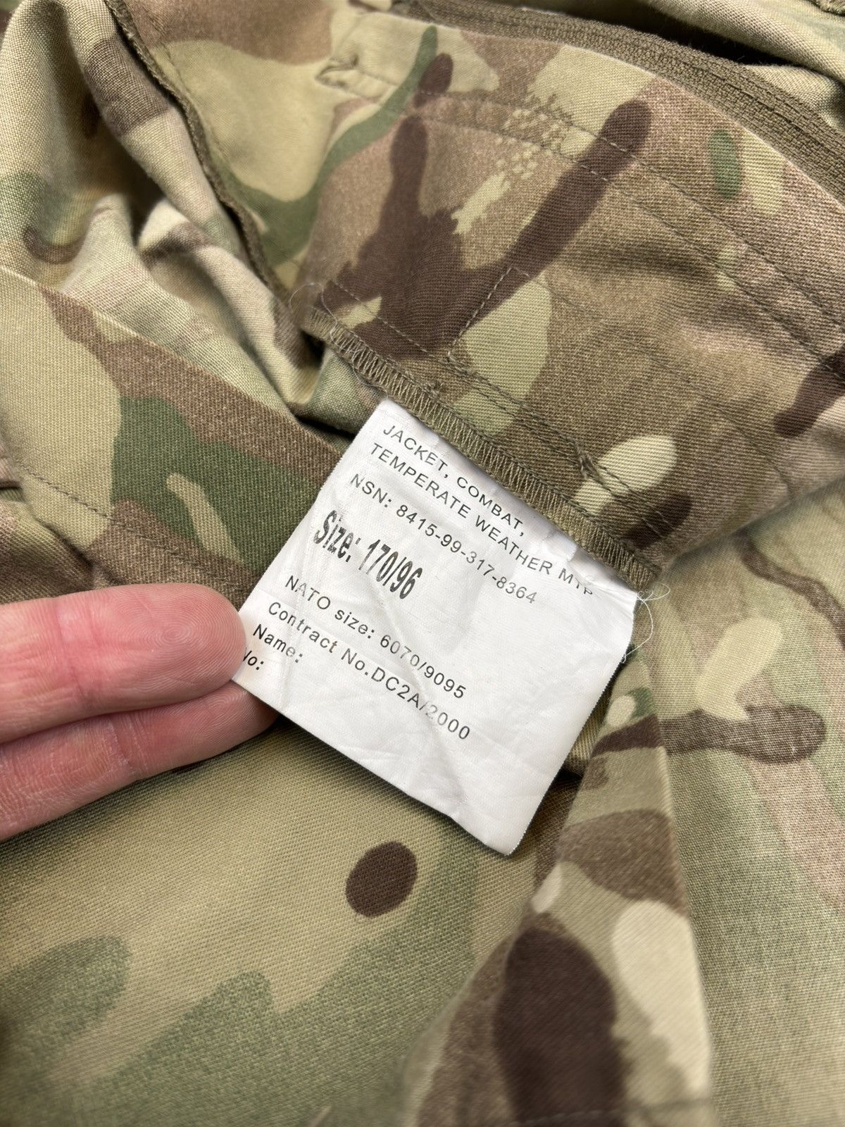 Other Vintage military army corps light jacket camo 90s 00s Size US L / EU 52-54 / 3 - 6 Thumbnail