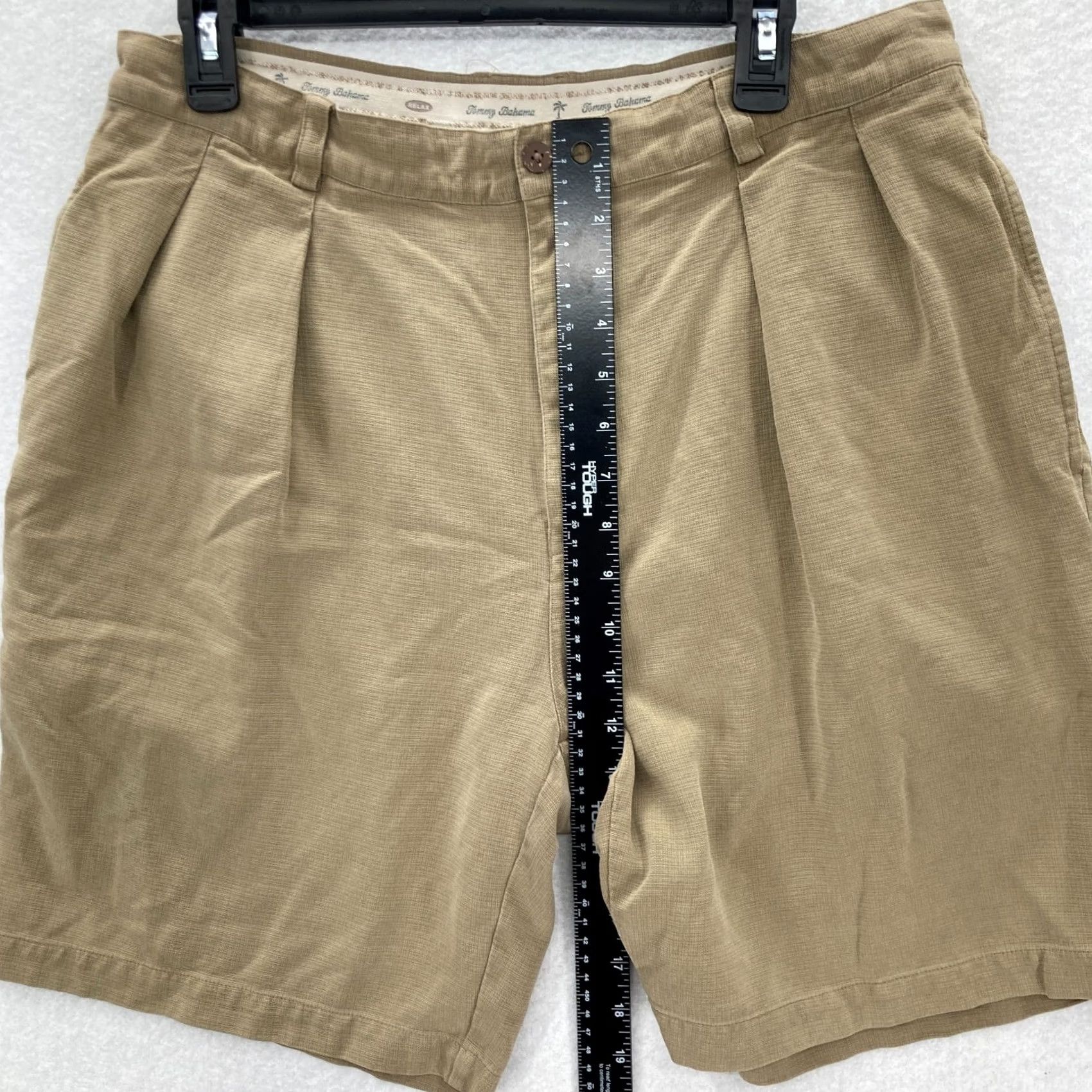 Tommy Bahama Tommy Bahama Relax Mens Size 36 Brown 100% Silk Chino Shorts Comfort Mid Rise Size US 32 / EU 48 - 7 Thumbnail